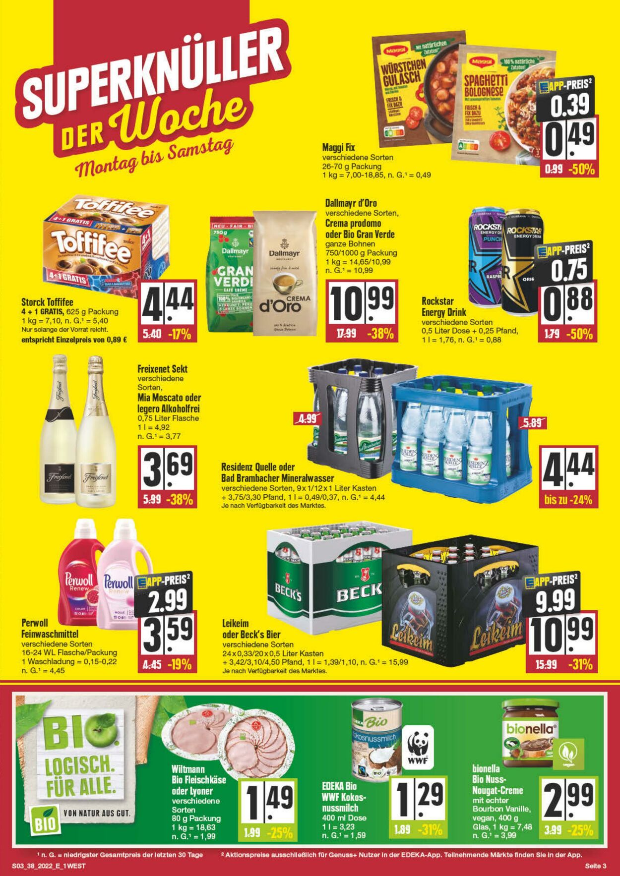 Prospekt Edeka 19.09.2022 - 24.09.2022