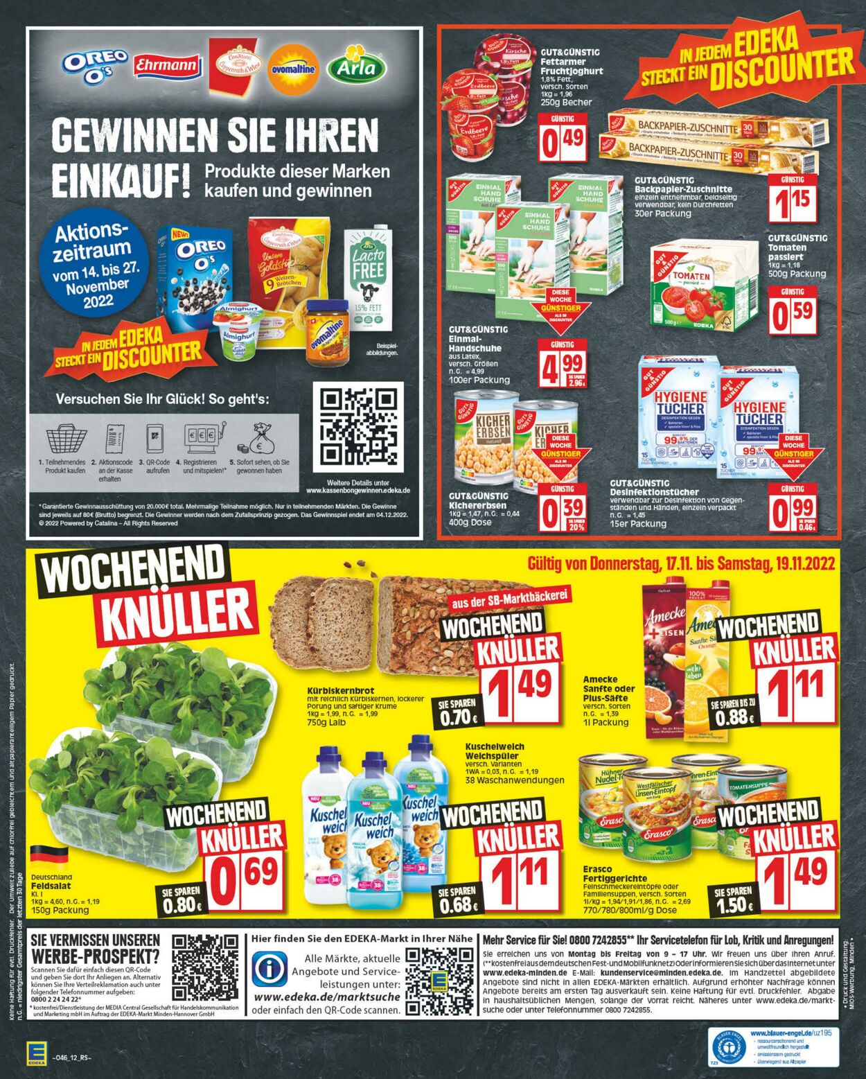 Prospekt Edeka 14.11.2022 - 19.11.2022