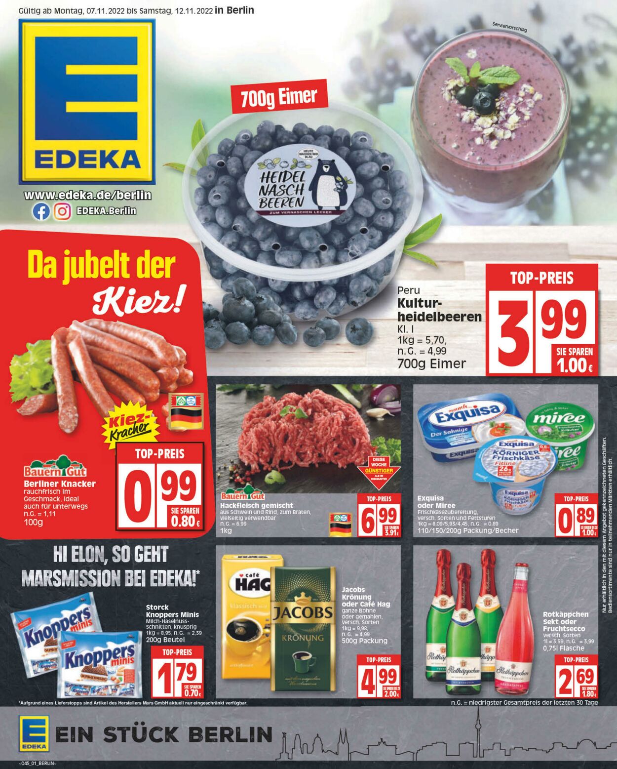 Prospekt Edeka 07.11.2022 - 12.11.2022