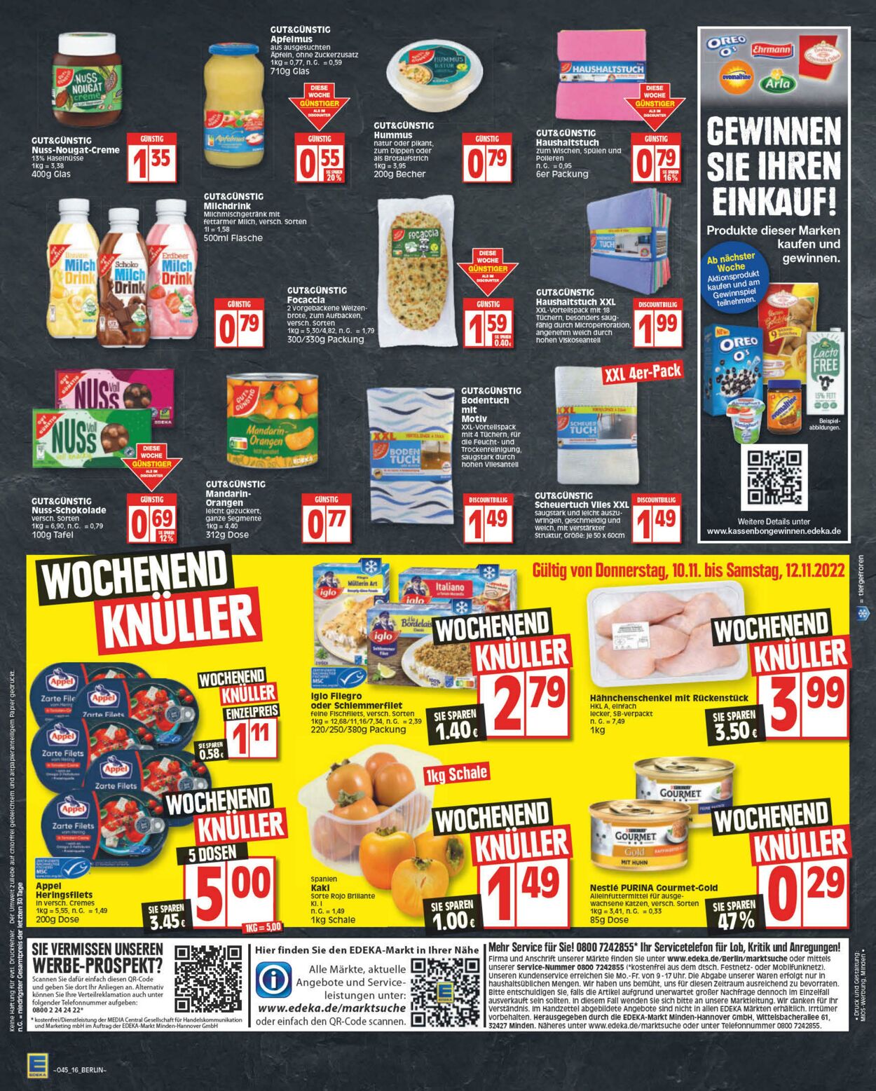 Prospekt Edeka 07.11.2022 - 12.11.2022