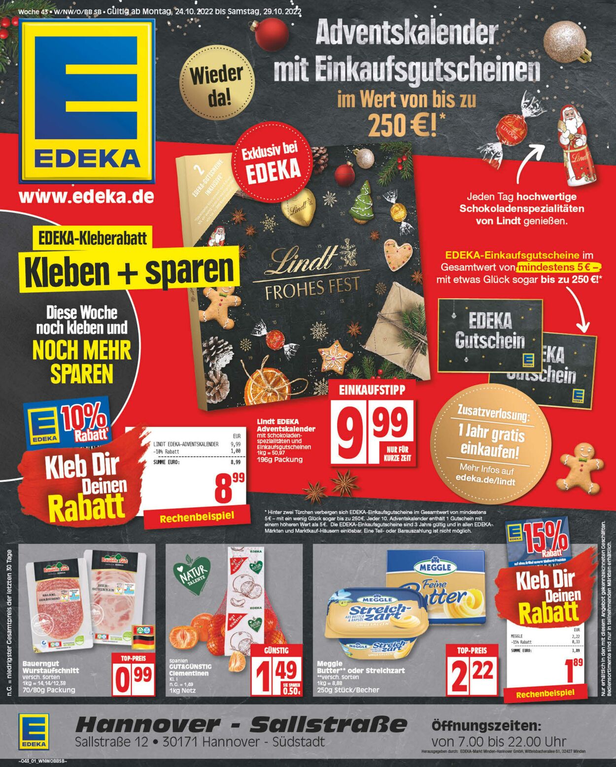 Prospekt Edeka 24.10.2022 - 29.10.2022