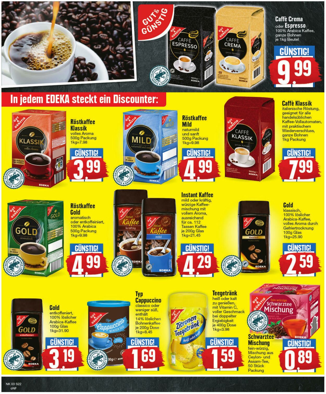 Prospekt Edeka 16.01.2023 - 21.01.2023