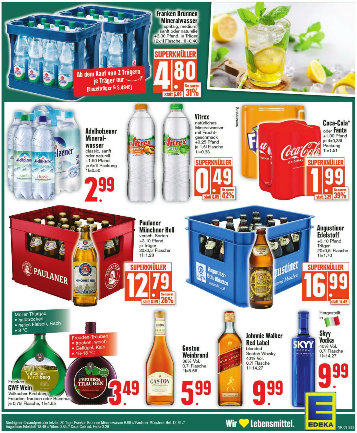 Prospekt Edeka 16.01.2023 - 21.01.2023