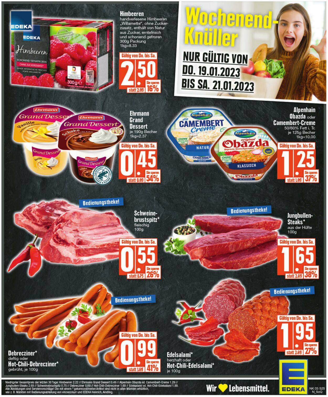 Prospekt Edeka 16.01.2023 - 21.01.2023