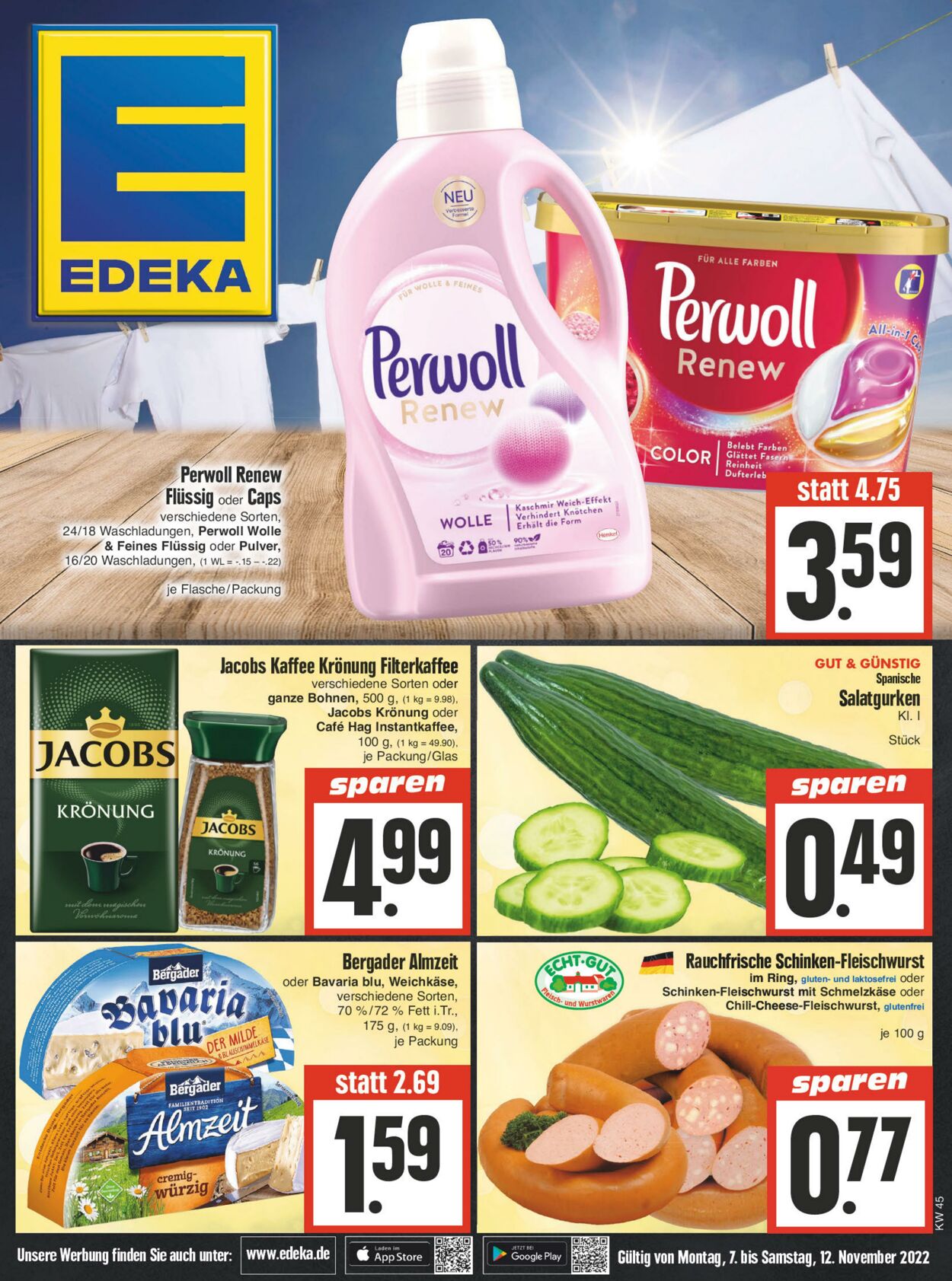 Prospekt Edeka 07.11.2022 - 12.11.2022