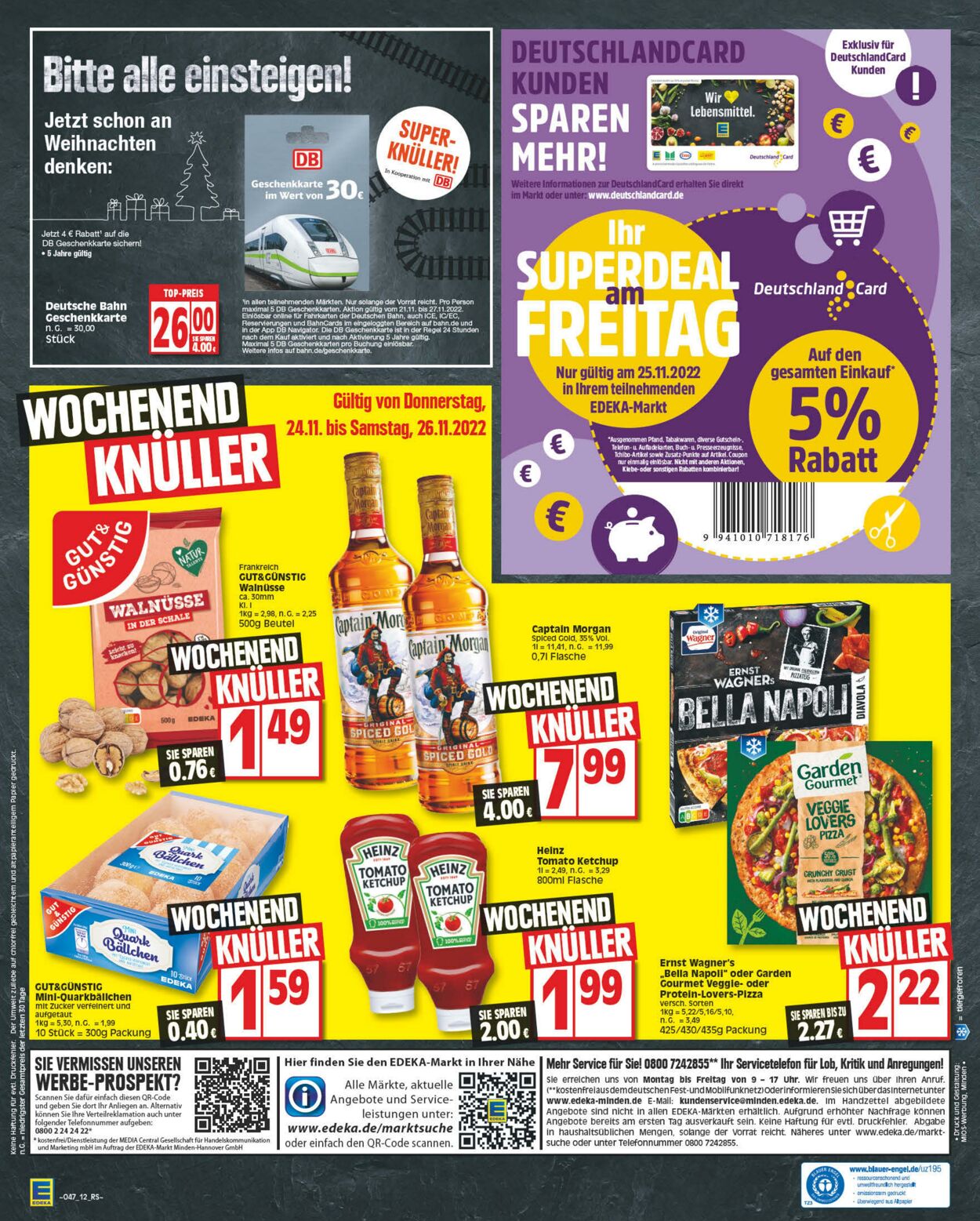 Prospekt Edeka 21.11.2022 - 26.11.2022