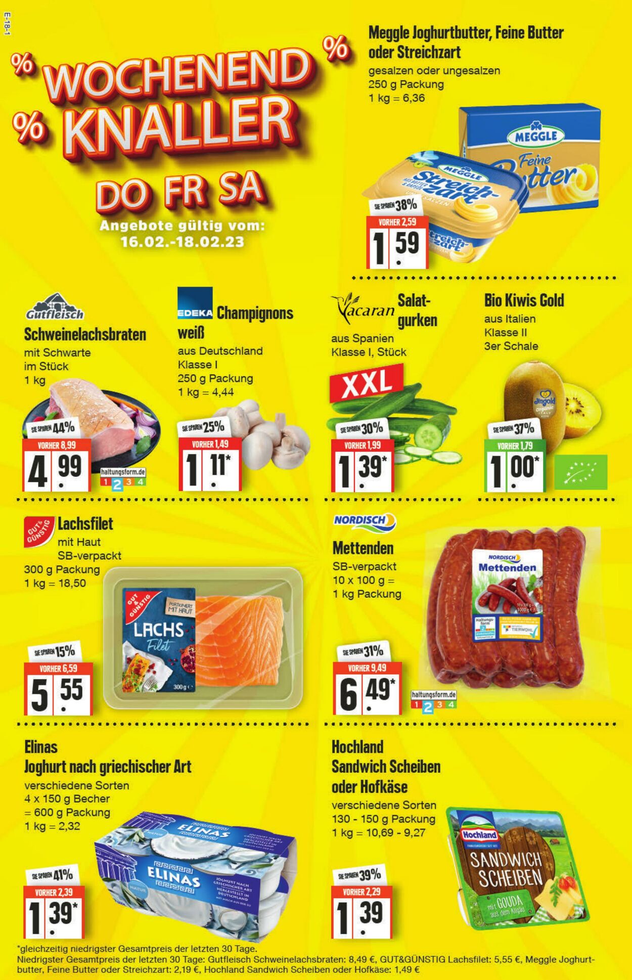 Prospekt Edeka 13.02.2023 - 18.02.2023