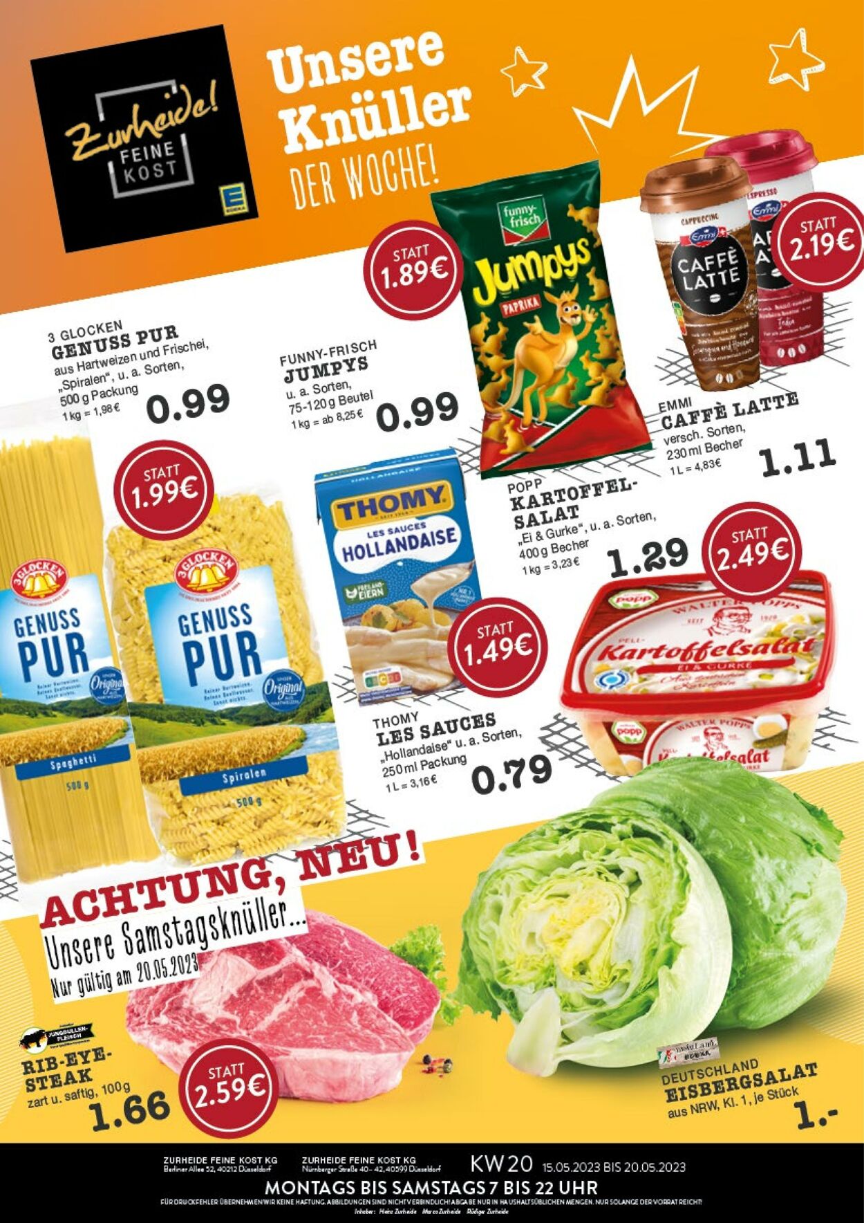 Prospekt Edeka 15.05.2023 - 20.05.2023