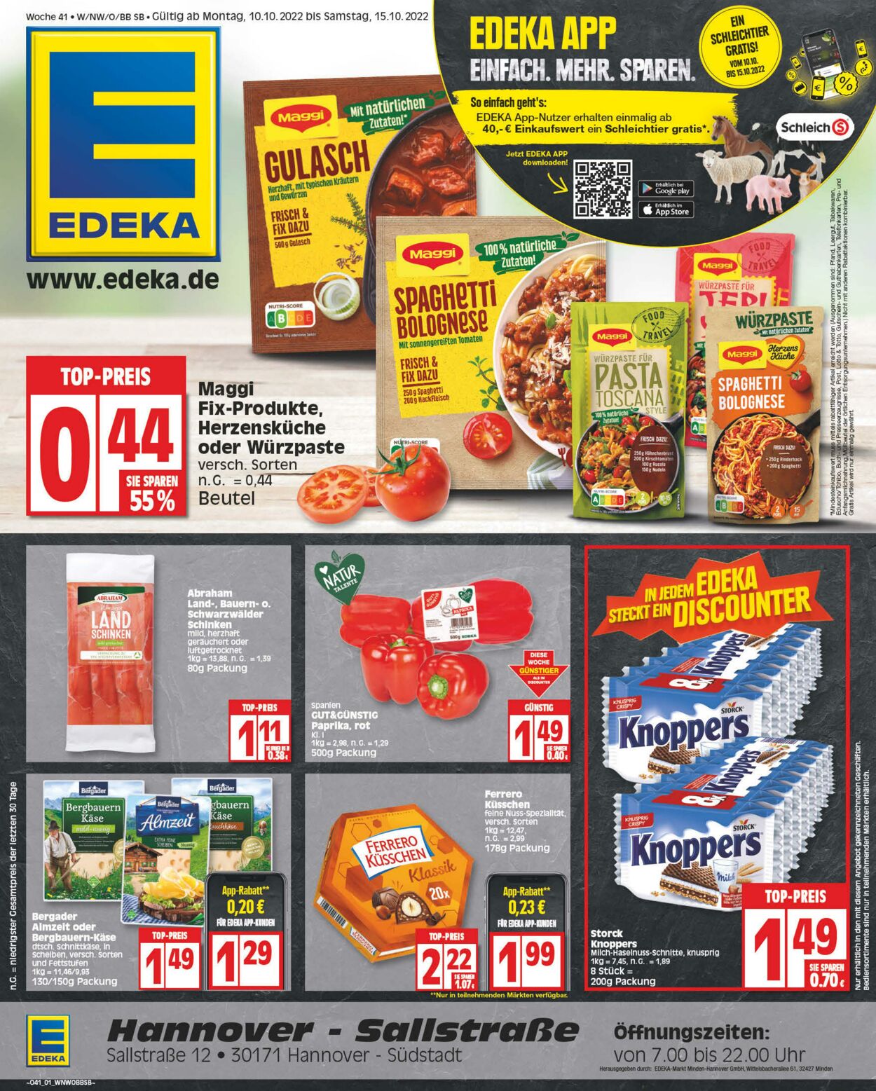 Prospekt Edeka 10.10.2022 - 15.10.2022