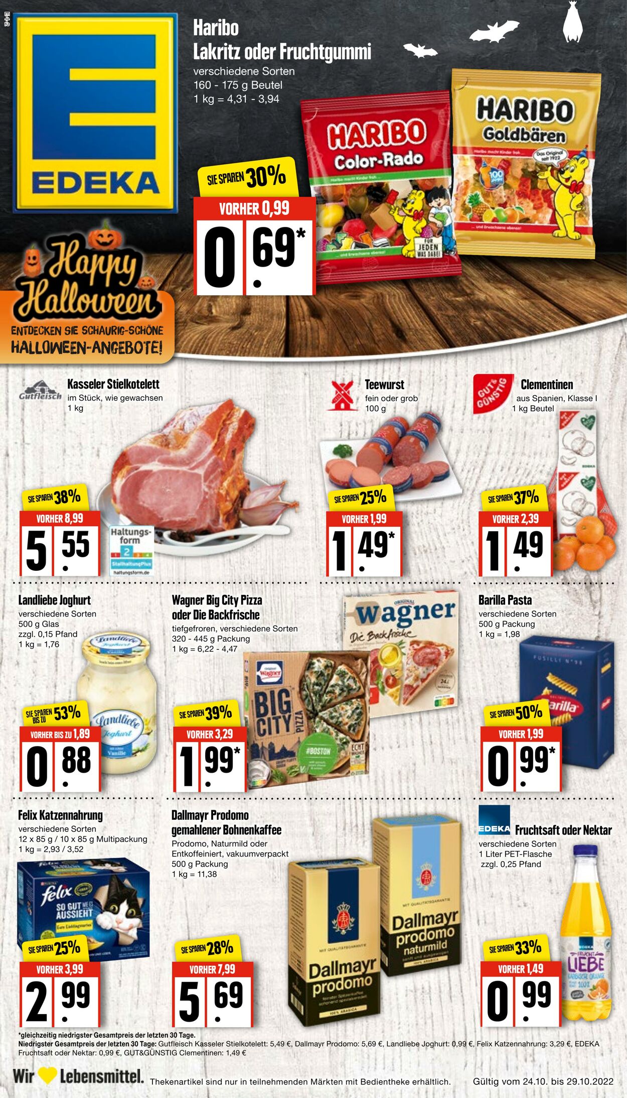 Prospekt Edeka 24.10.2022 - 29.10.2022