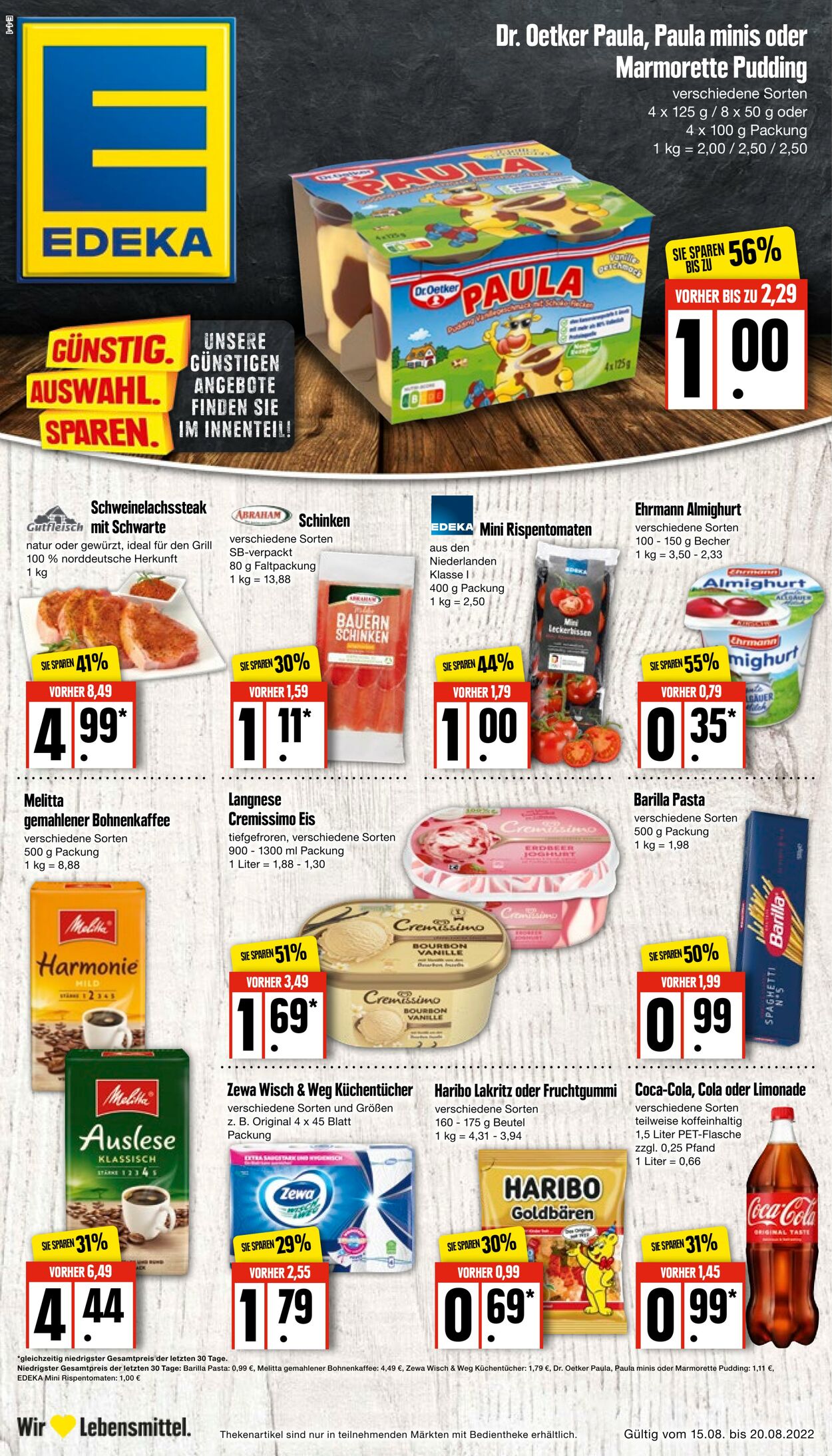 Prospekt Edeka 15.08.2022 - 20.08.2022