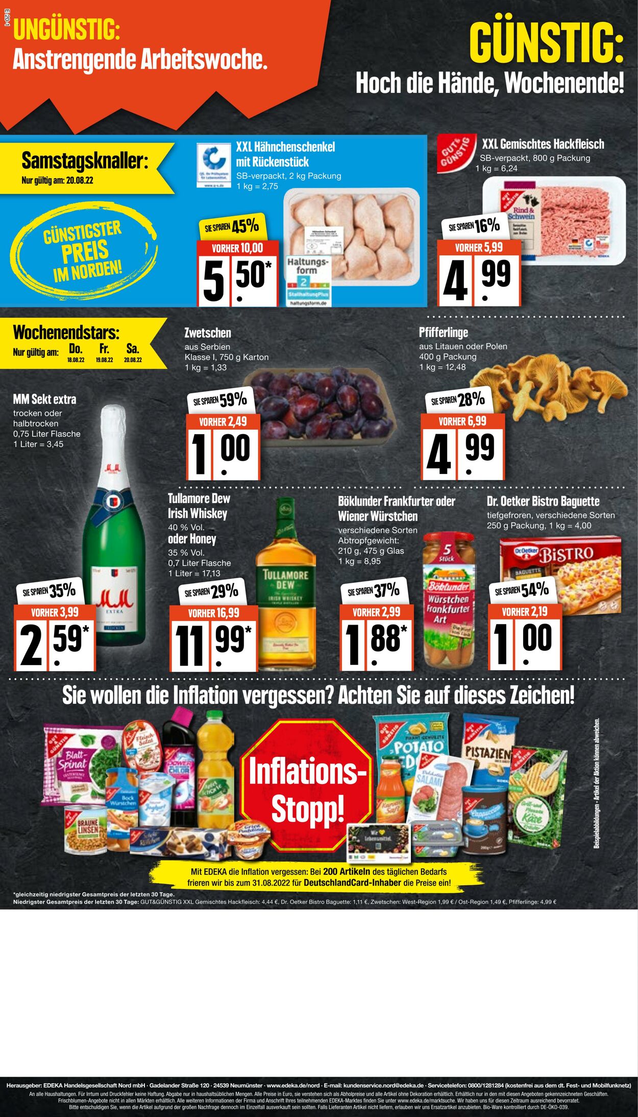 Prospekt Edeka 15.08.2022 - 20.08.2022