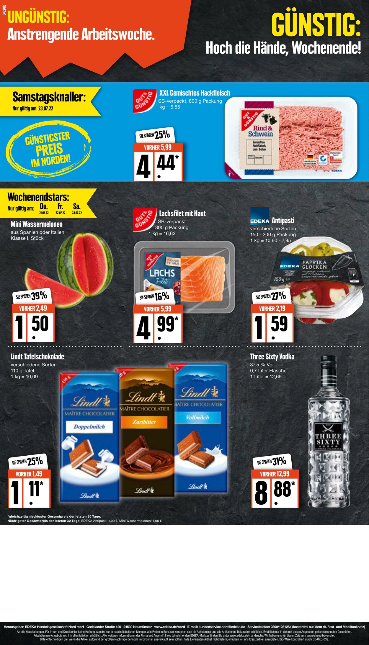 Prospekt Edeka 18.07.2022 - 23.07.2022