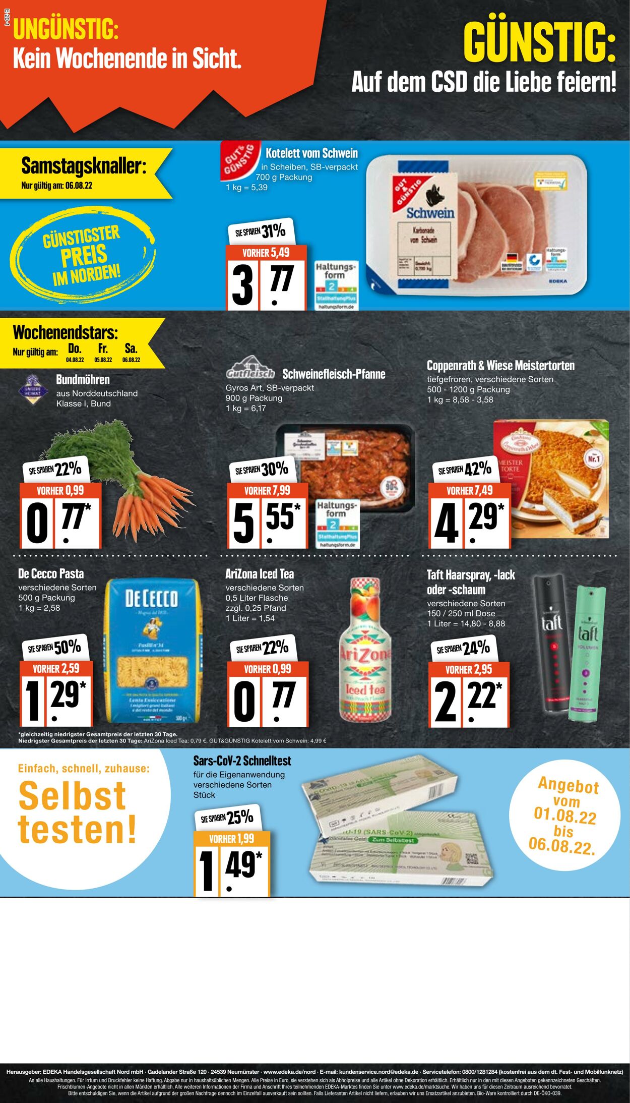 Prospekt Edeka 01.08.2022 - 06.08.2022