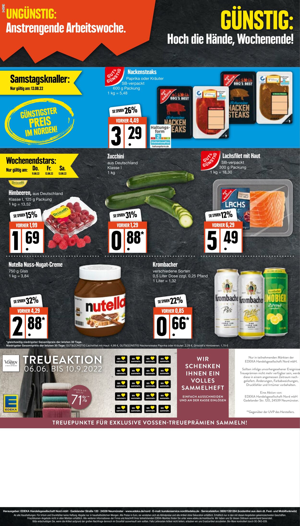 Prospekt Edeka 08.08.2022 - 13.08.2022