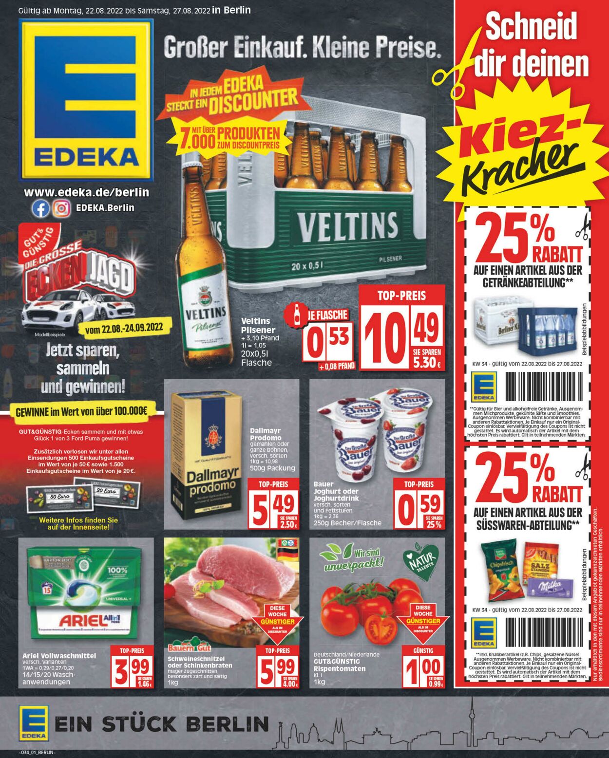 Prospekt Edeka 22.08.2022 - 27.08.2022