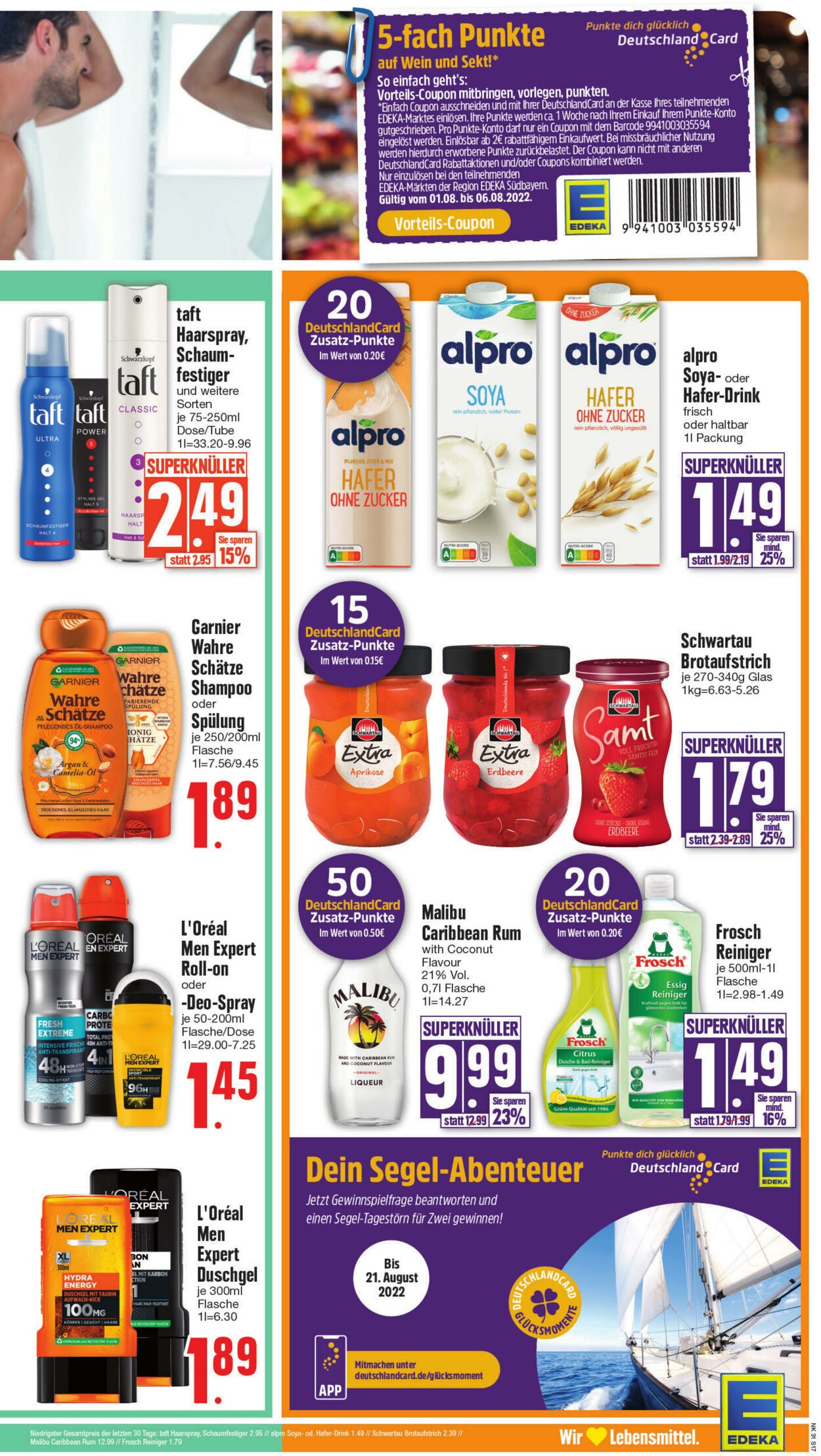 Prospekt Edeka 01.08.2022 - 06.08.2022