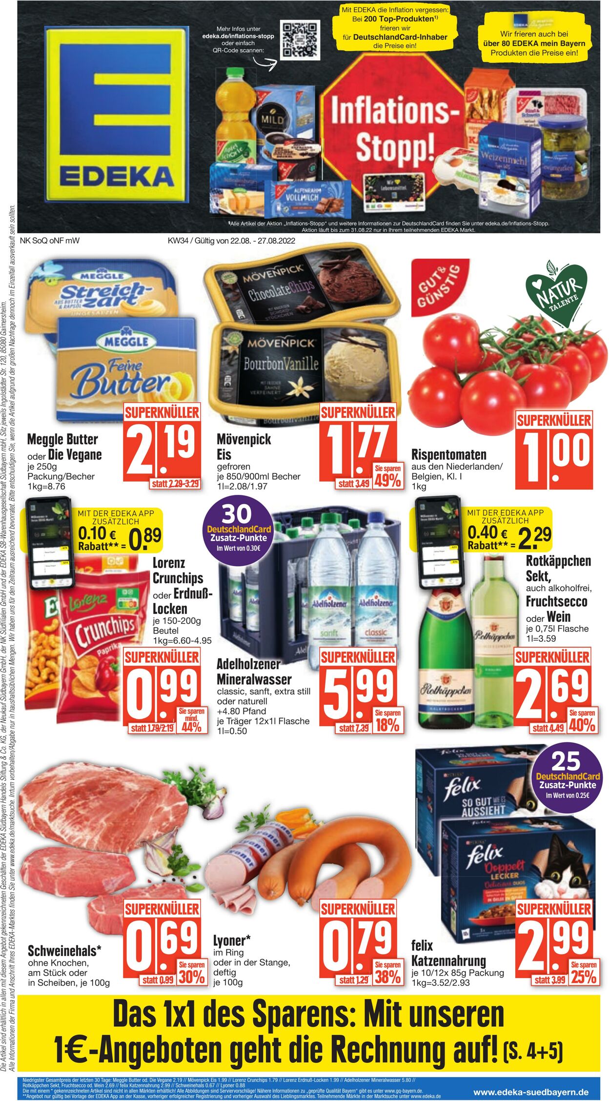 Prospekt Edeka 22.08.2022 - 27.08.2022