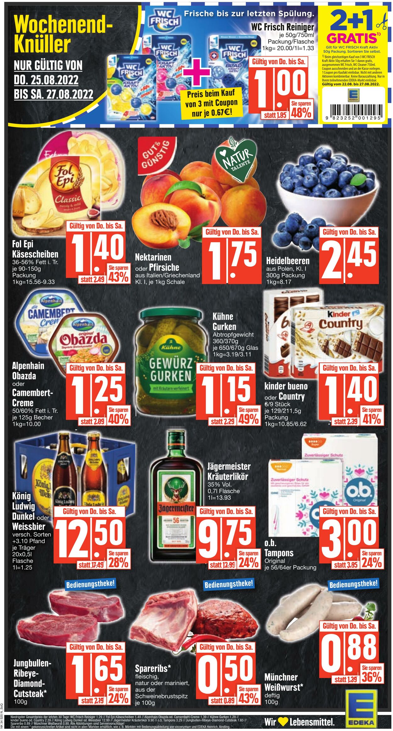 Prospekt Edeka 22.08.2022 - 27.08.2022