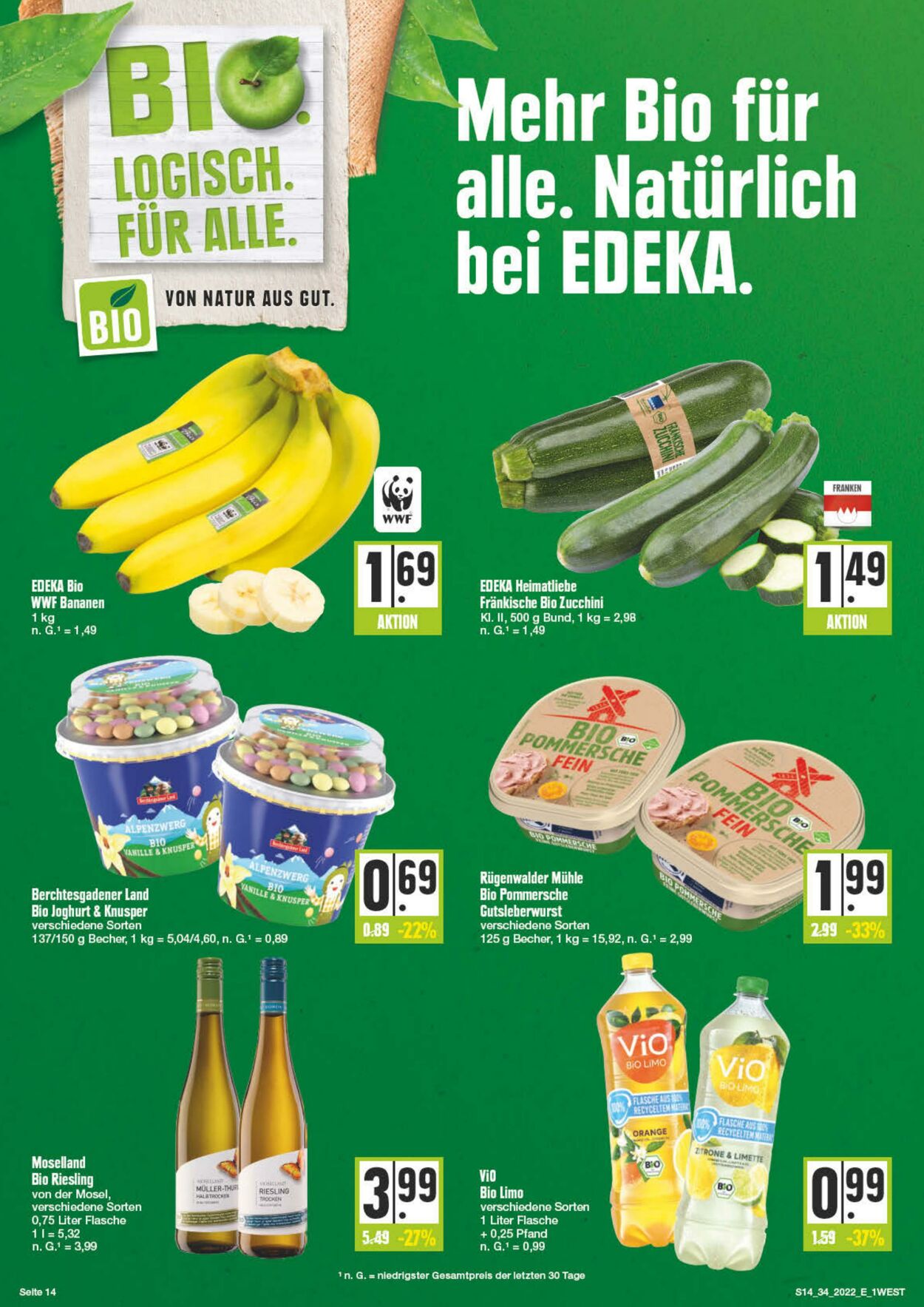 Prospekt Edeka 22.08.2022 - 27.08.2022