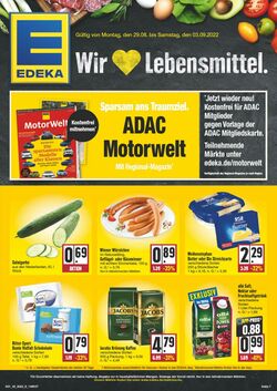 Prospekt Edeka 29.08.2022 - 03.09.2022