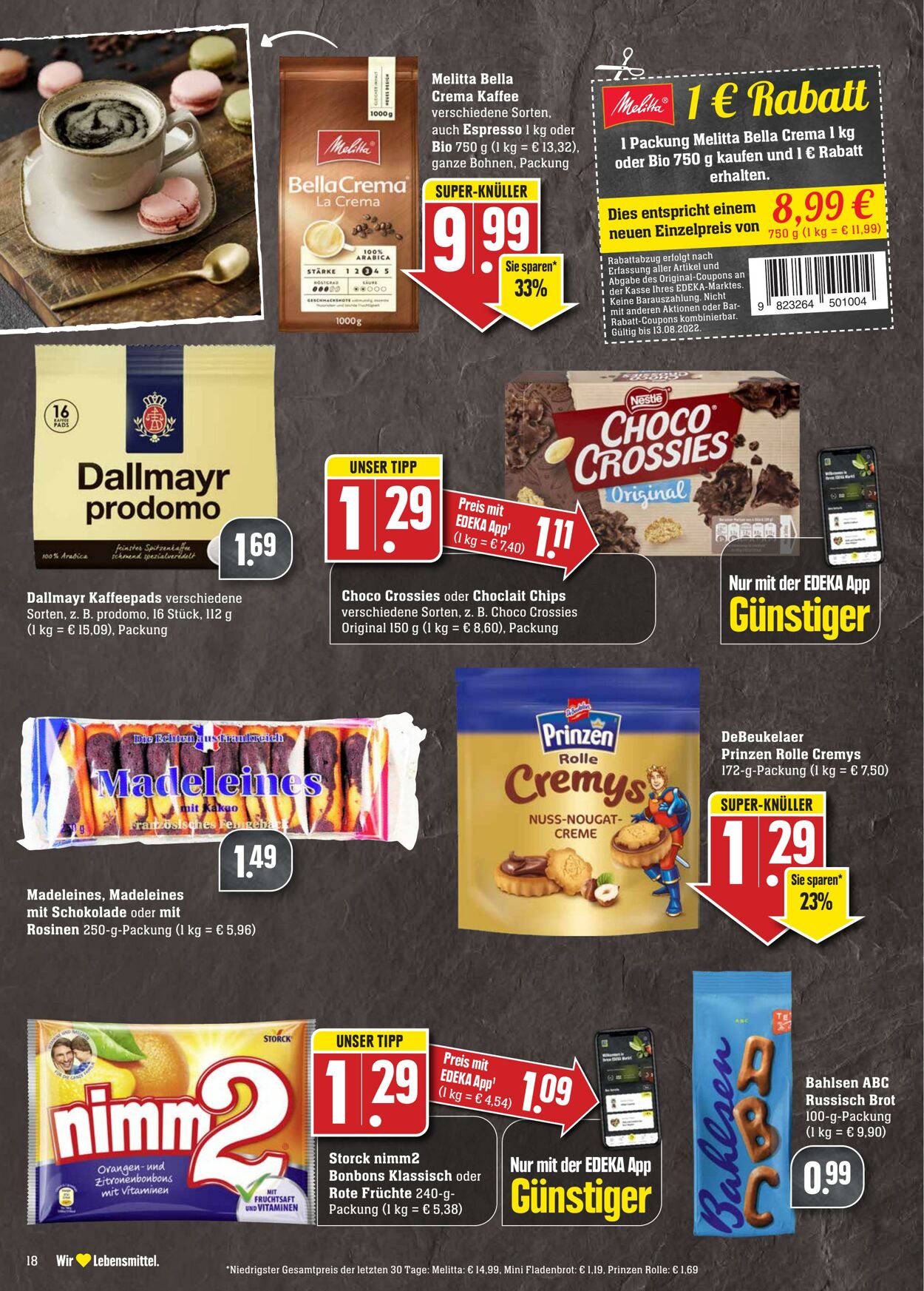 Prospekt Edeka 08.08.2022 - 13.08.2022