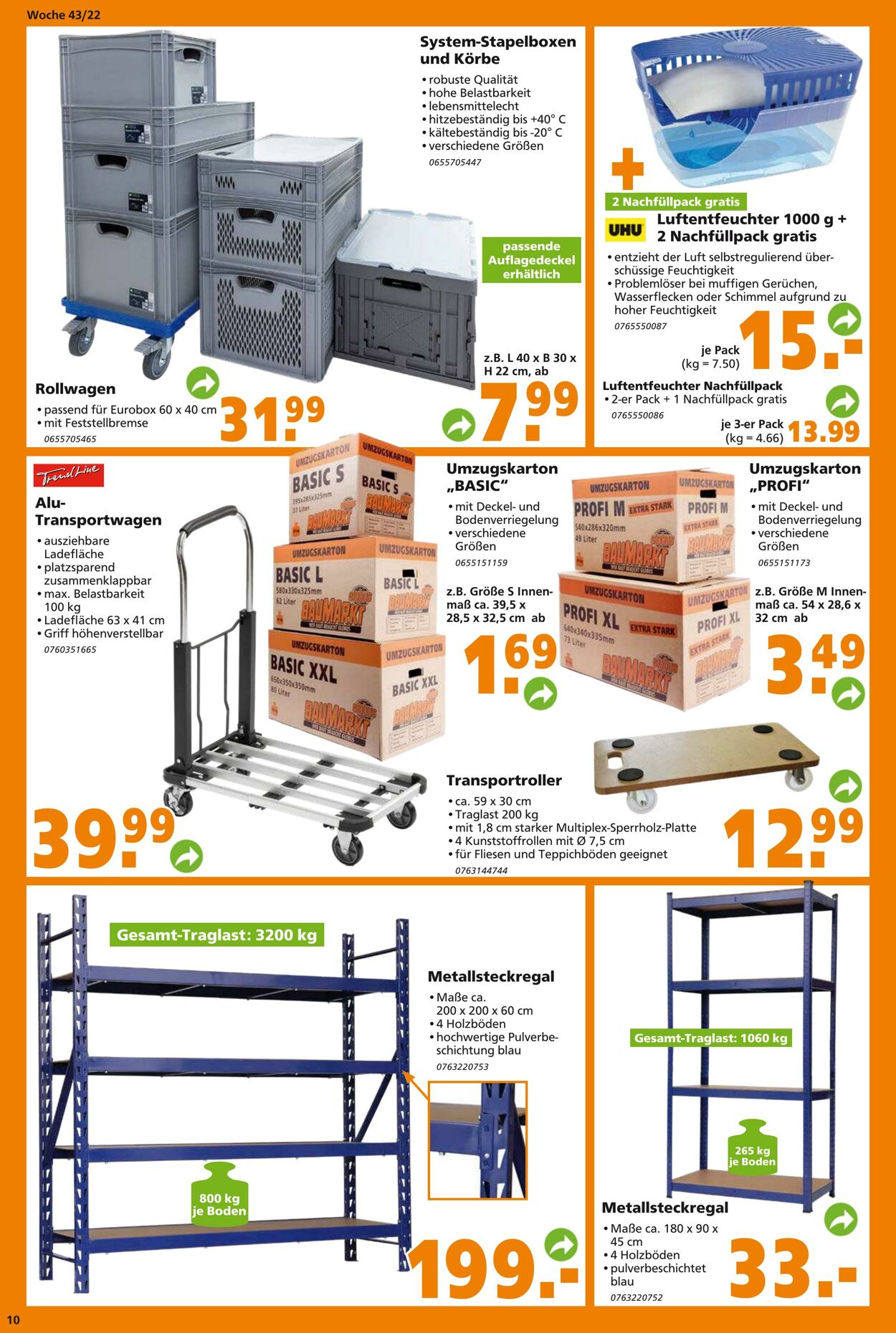 Prospekt Globus Baumarkt 24.10.2022 - 29.10.2022