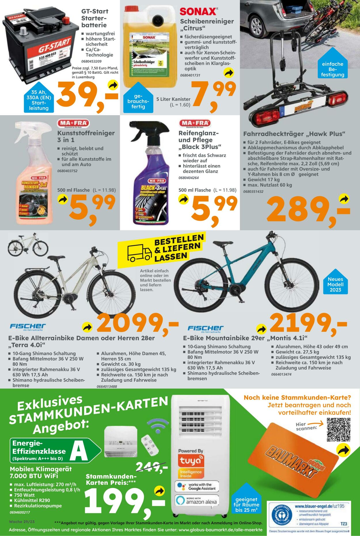 Prospekt Globus Baumarkt 16.07.2023 - 22.07.2023