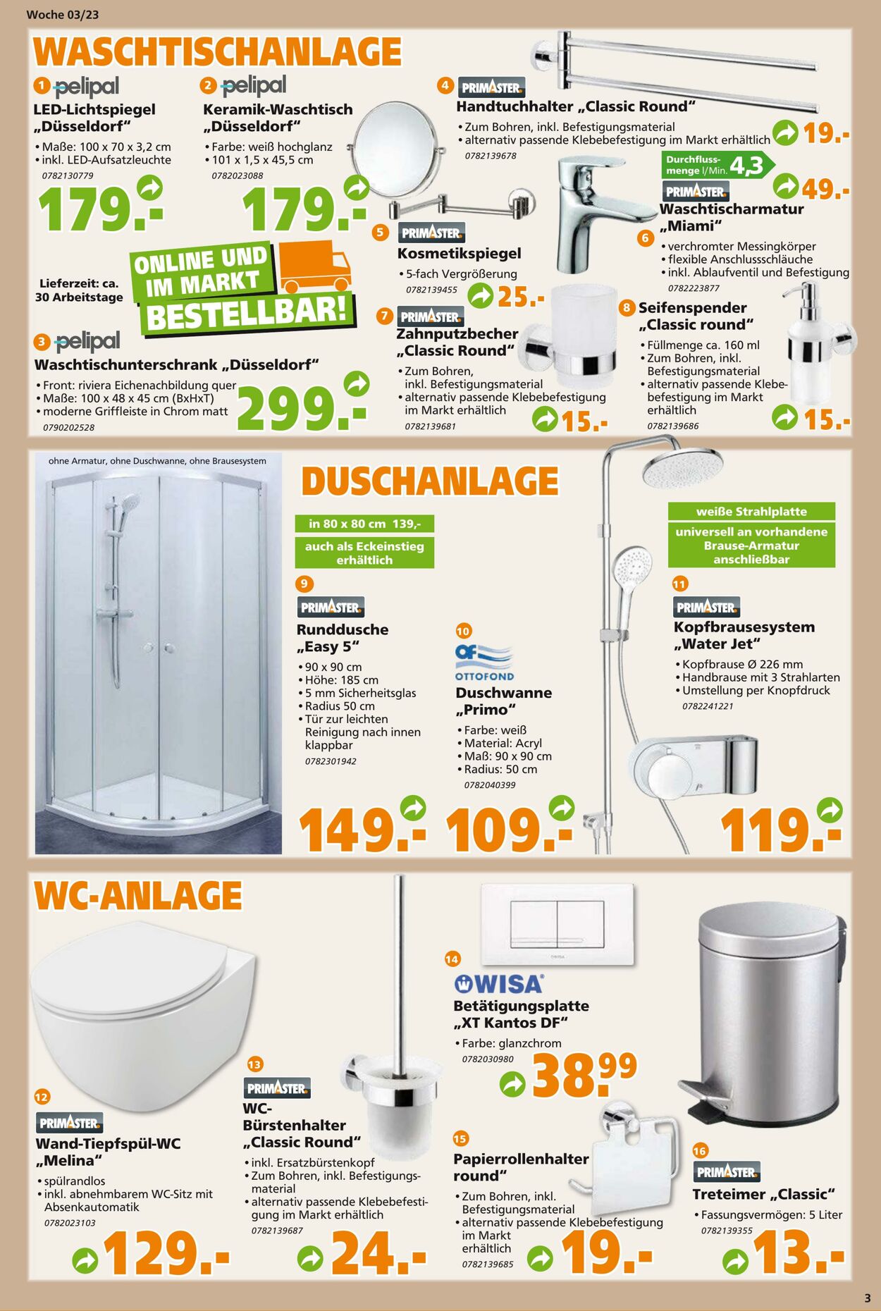 Prospekt Globus Baumarkt 16.01.2023 - 21.01.2023