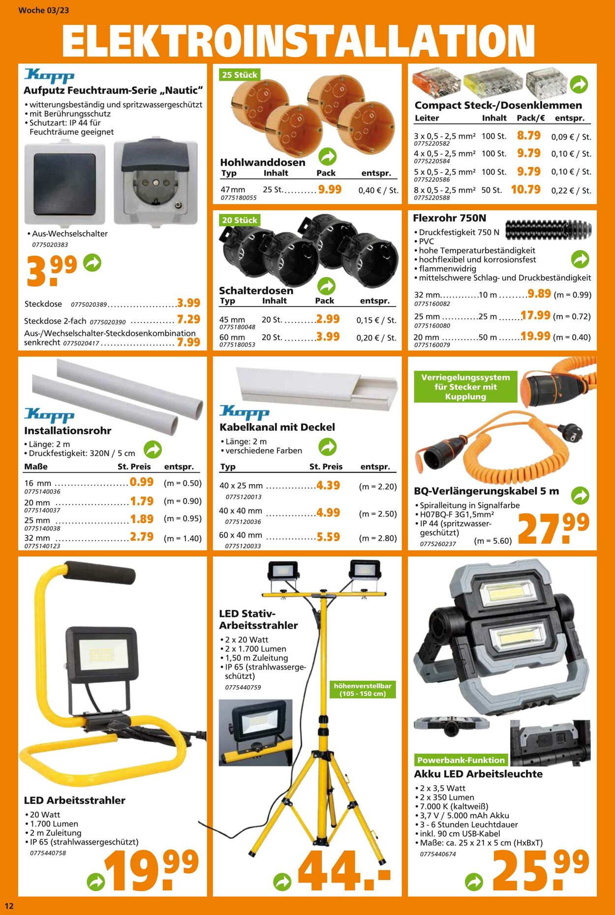 Prospekt Globus Baumarkt 16.01.2023 - 21.01.2023