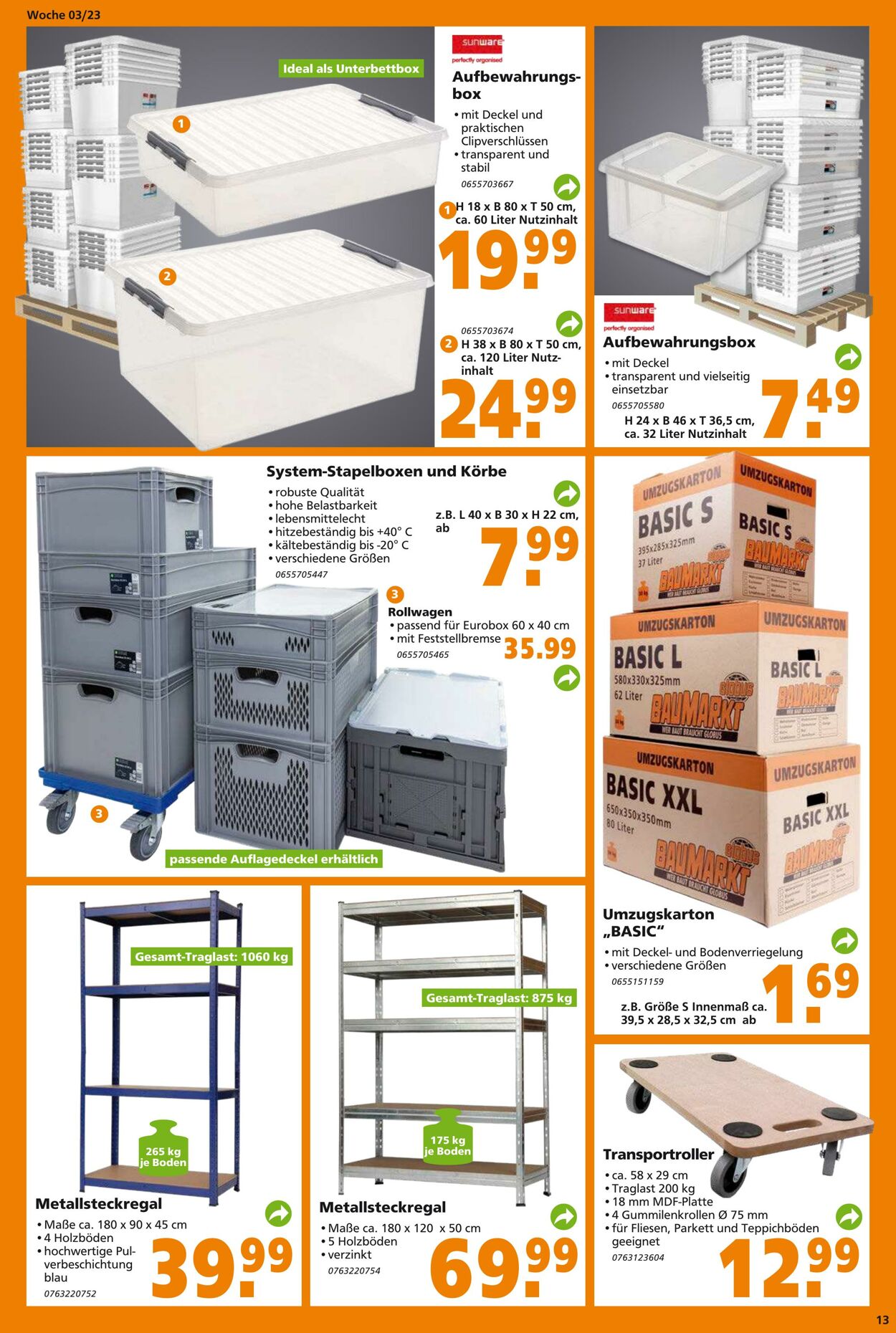 Prospekt Globus Baumarkt 16.01.2023 - 21.01.2023