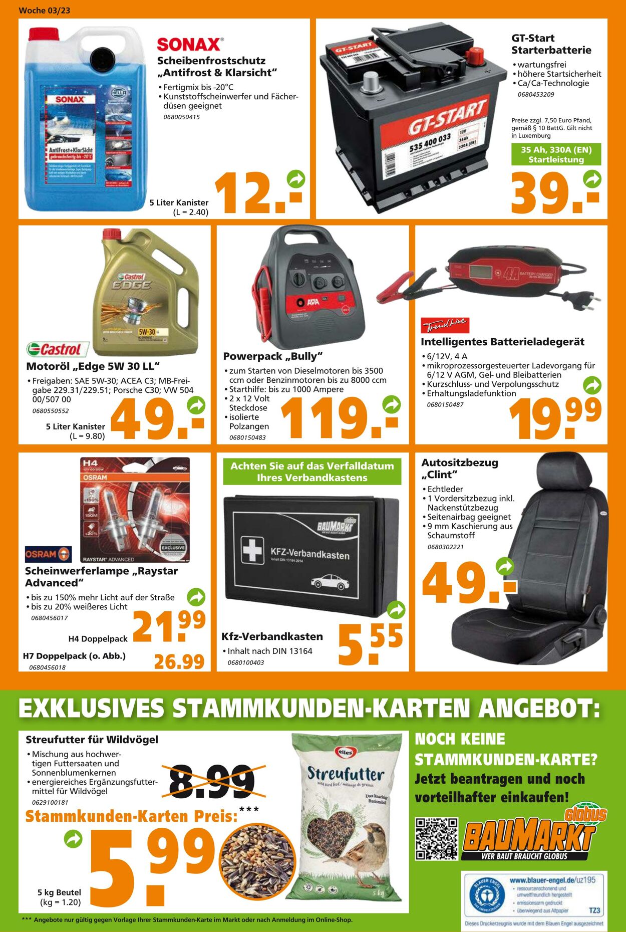 Prospekt Globus Baumarkt 16.01.2023 - 21.01.2023