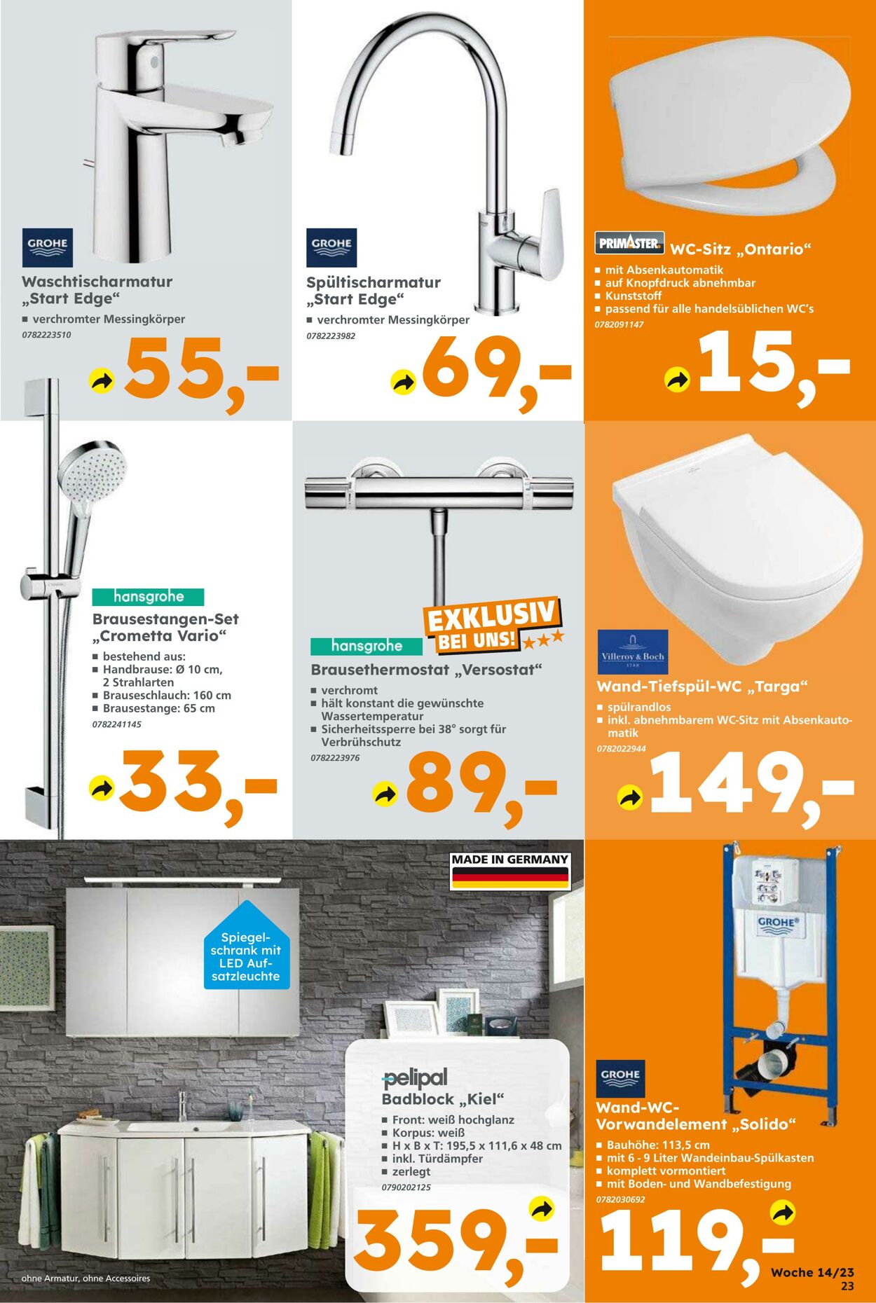 Prospekt Globus Baumarkt 03.04.2023 - 08.04.2023