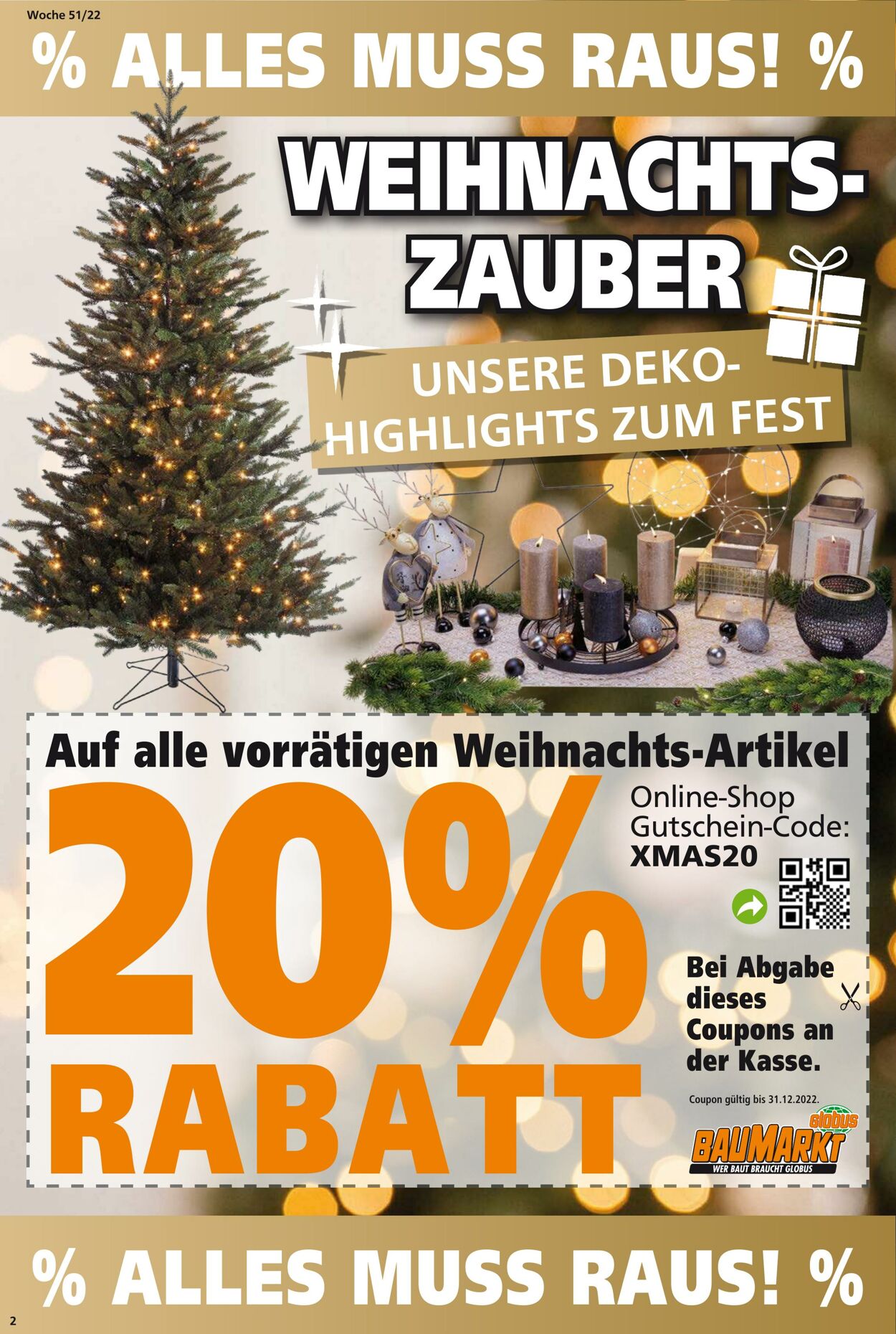 Prospekt Globus Baumarkt 19.12.2022 - 24.12.2022