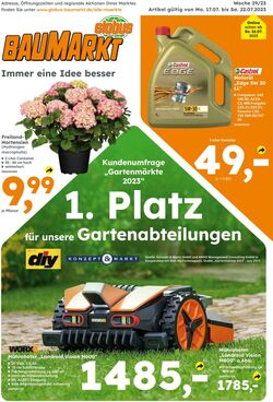 Prospekt Globus Baumarkt 16.07.2023 - 22.07.2023