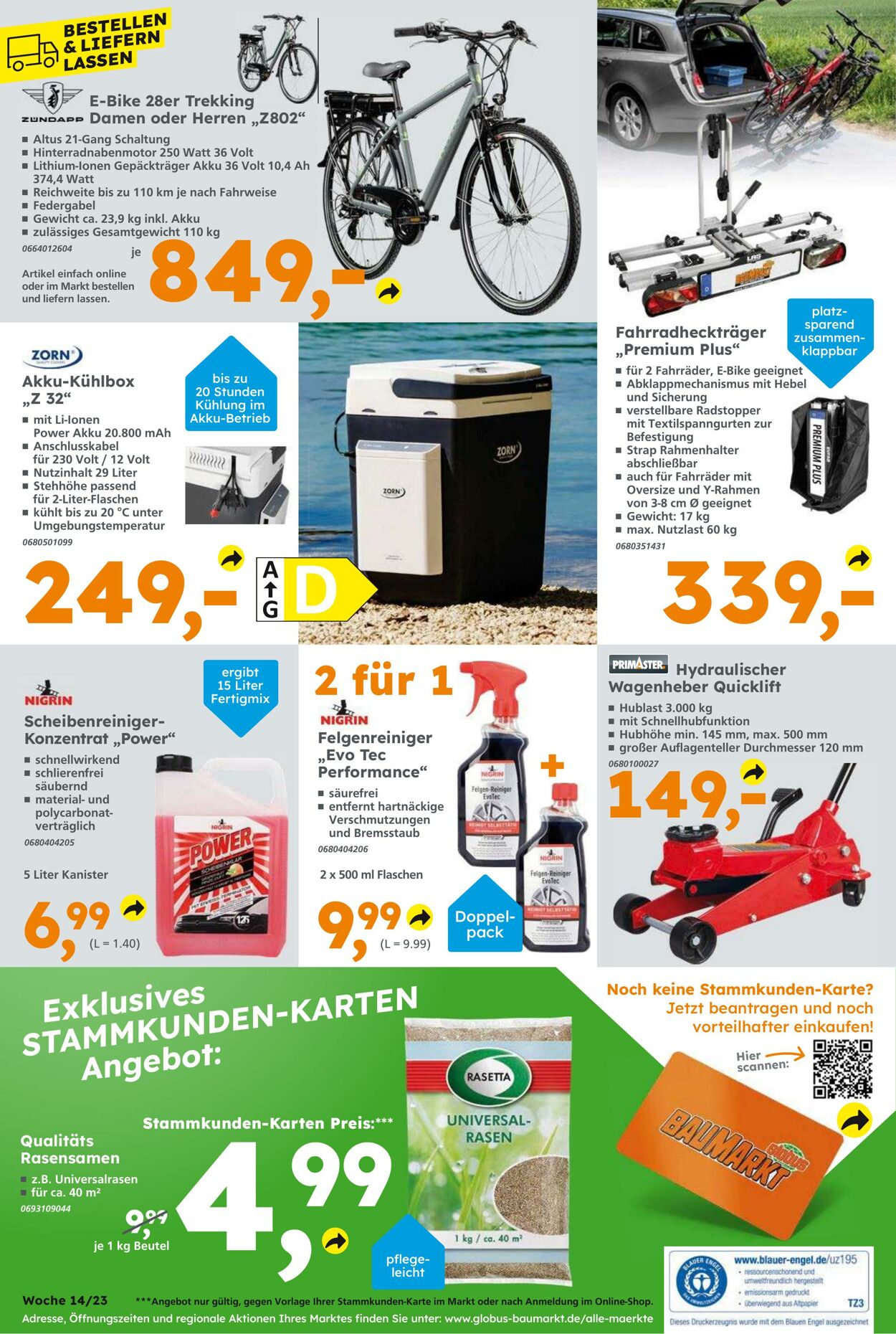 Prospekt Globus Baumarkt 03.04.2023 - 08.04.2023