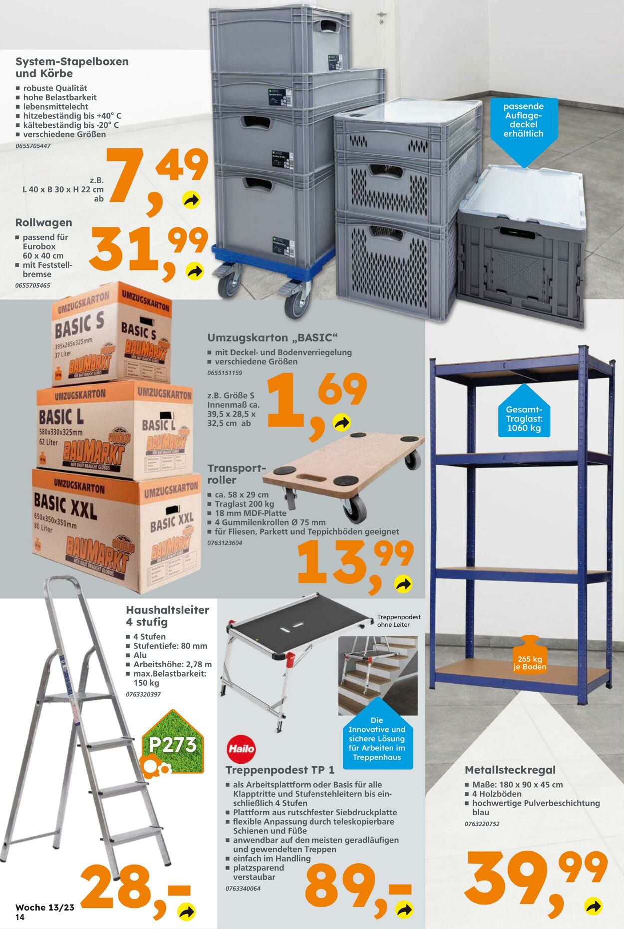 Prospekt Globus Baumarkt 27.03.2023 - 01.04.2023