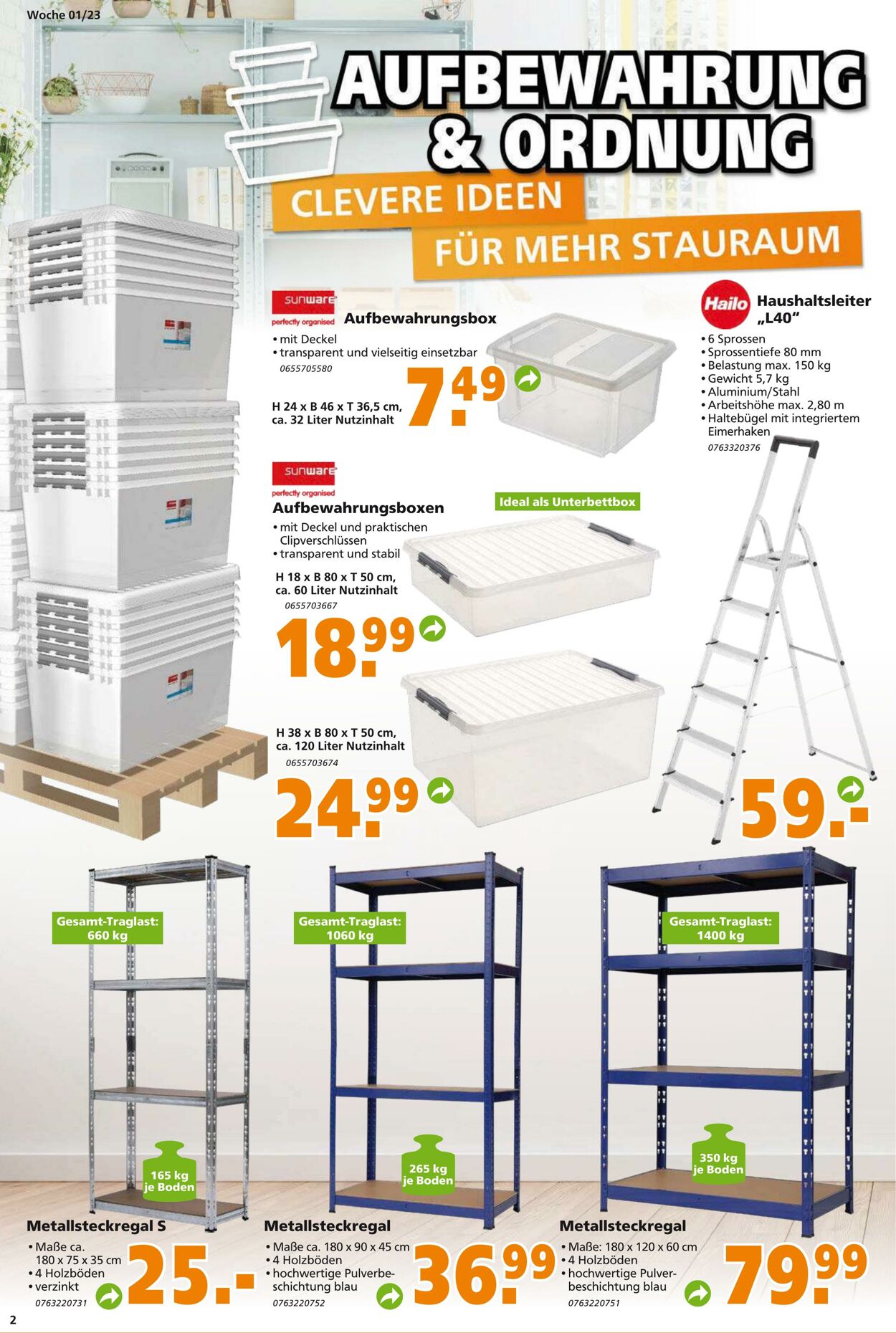 Prospekt Globus Baumarkt 02.01.2023 - 07.01.2023