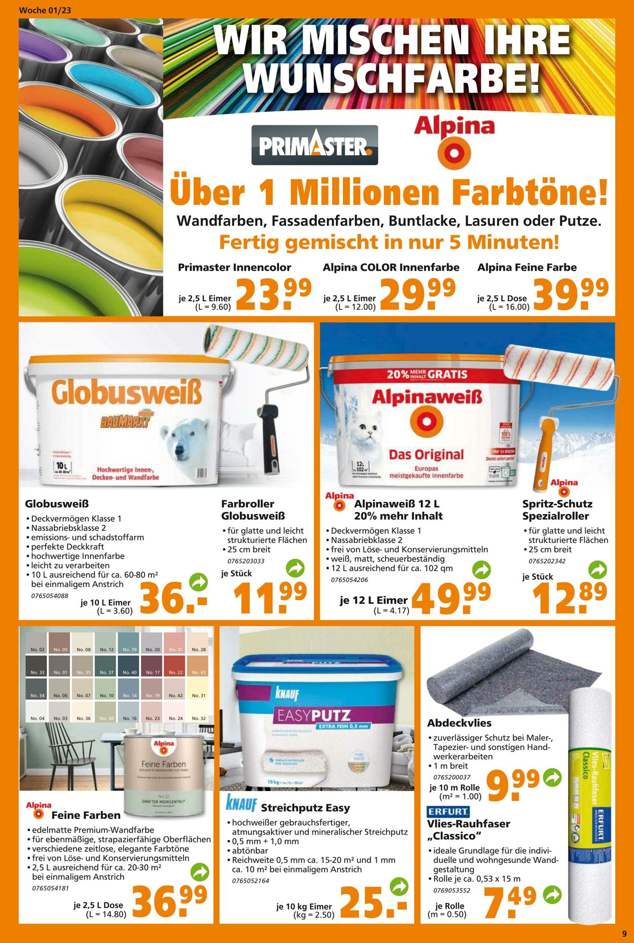 Prospekt Globus Baumarkt 02.01.2023 - 07.01.2023