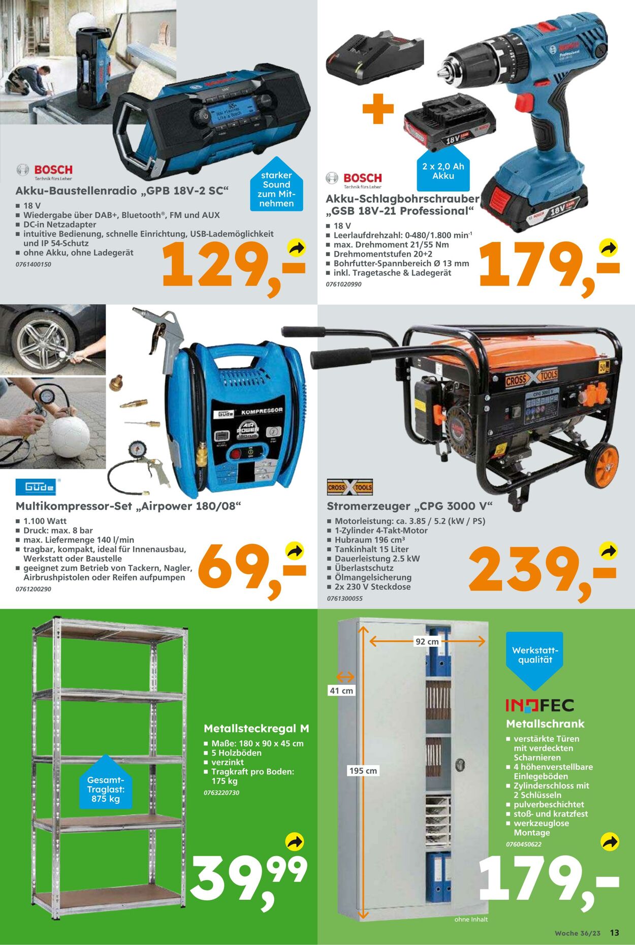 Prospekt Globus Baumarkt 03.09.2023 - 09.09.2023