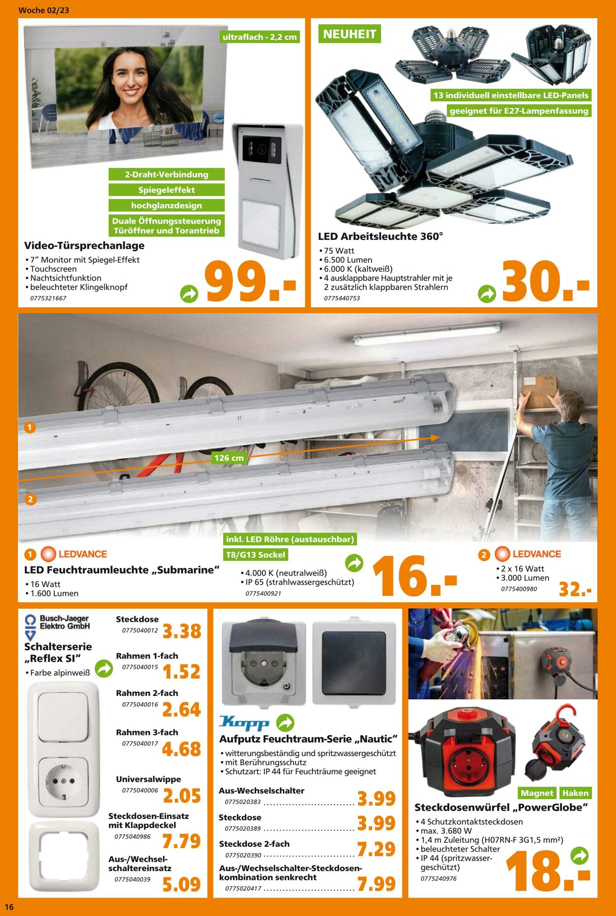 Prospekt Globus Baumarkt 09.01.2023 - 14.01.2023