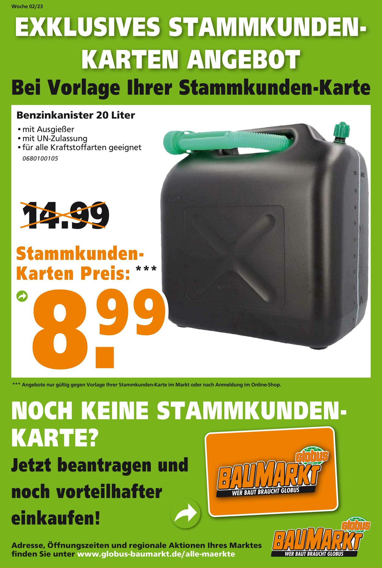 Prospekt Globus Baumarkt 09.01.2023 - 14.01.2023