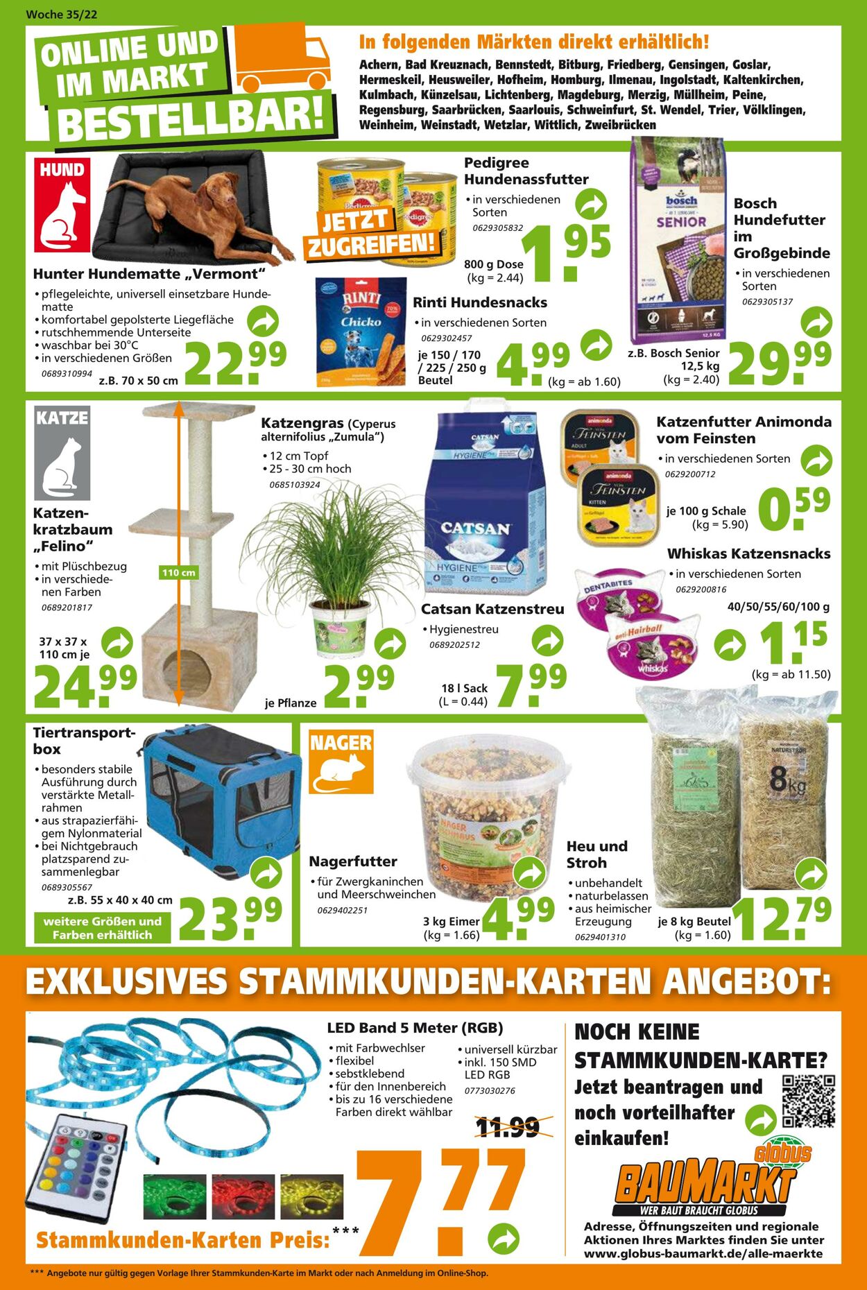 Prospekt Globus Baumarkt 29.08.2022 - 03.09.2022