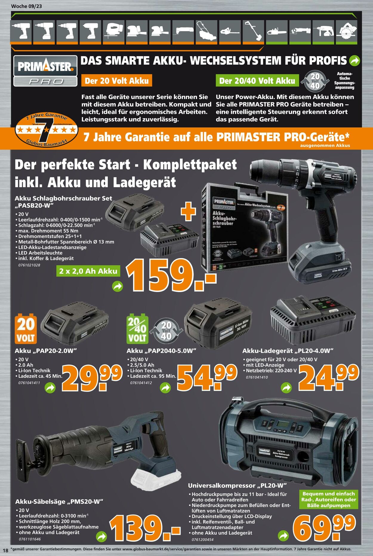 Prospekt Globus Baumarkt 27.02.2023 - 04.03.2023