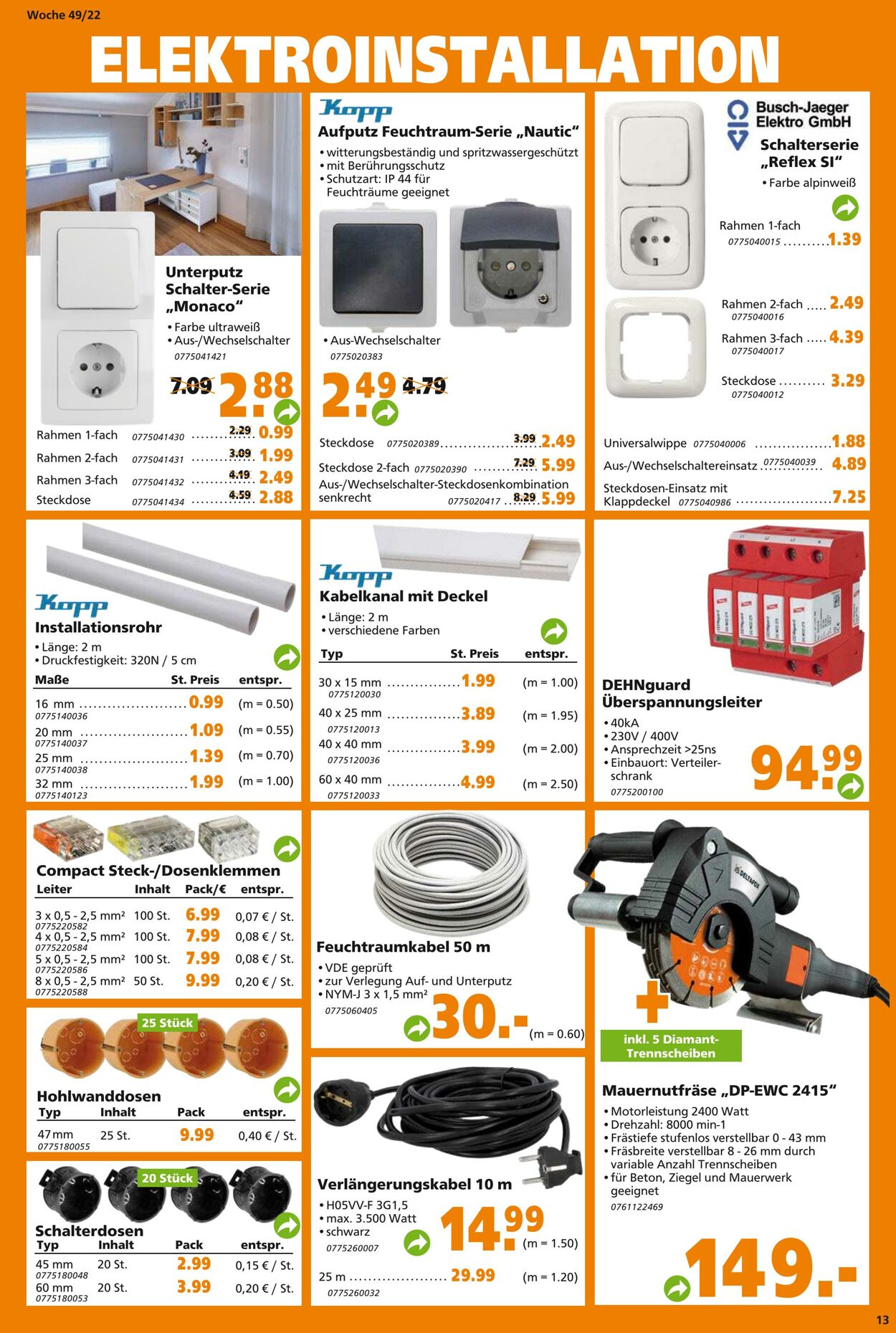 Prospekt Globus Baumarkt 05.12.2022 - 10.12.2022