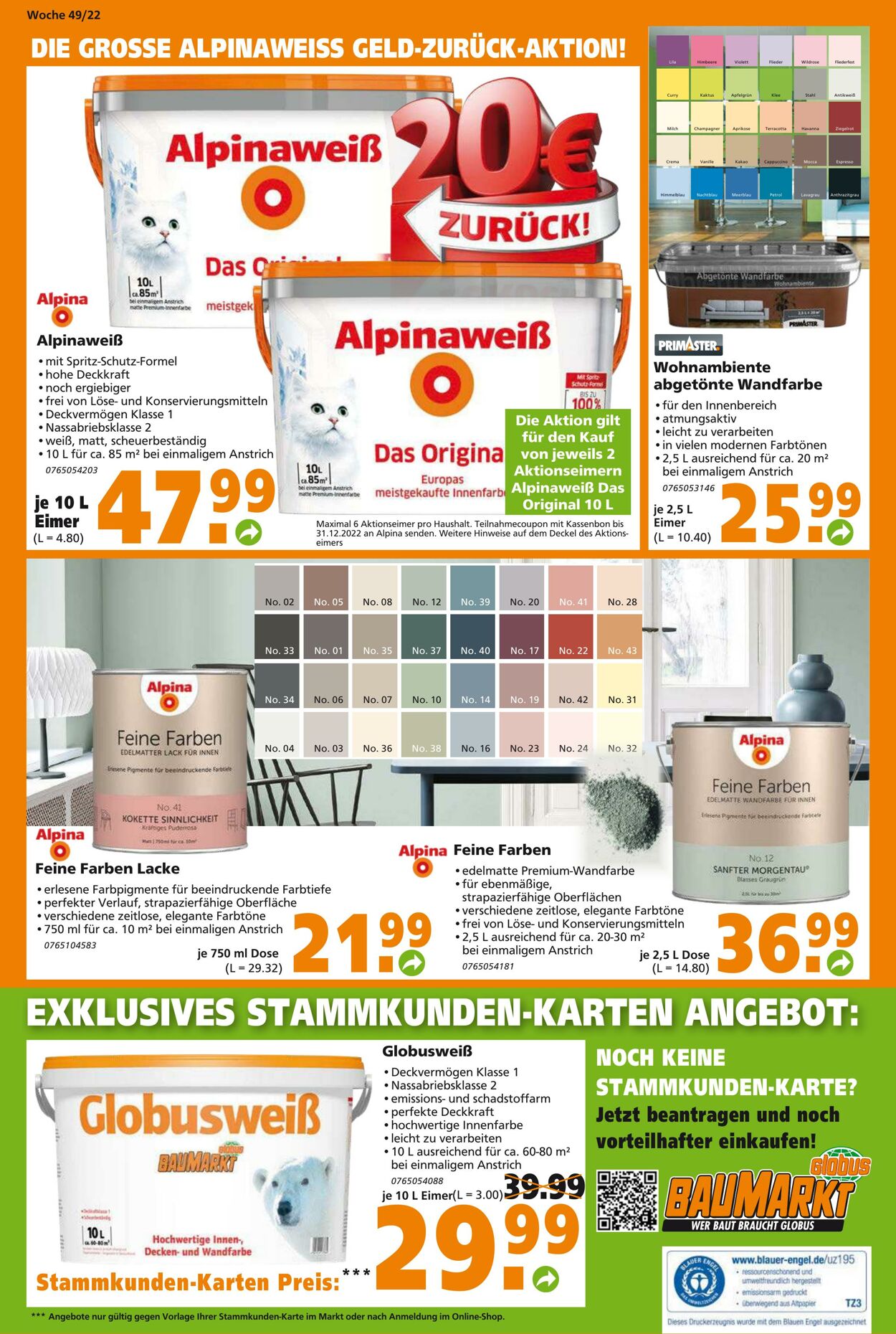 Prospekt Globus Baumarkt 05.12.2022 - 10.12.2022