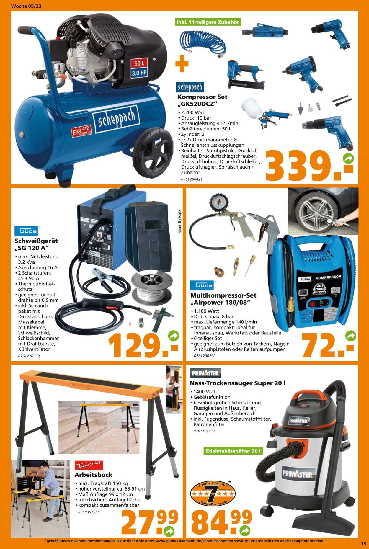 Prospekt Globus Baumarkt 30.01.2023 - 04.02.2023