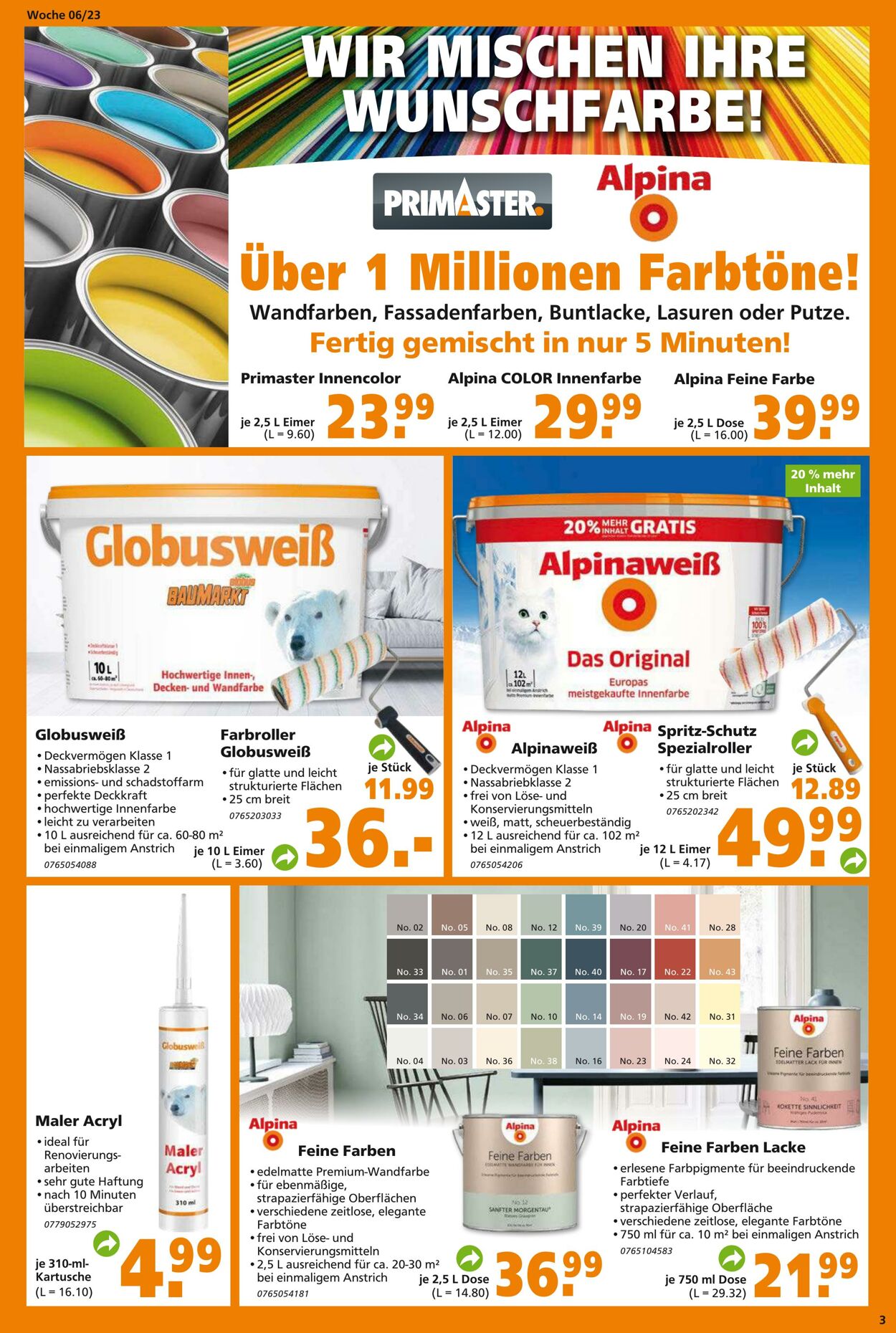 Prospekt Globus Baumarkt 06.02.2023 - 11.02.2023