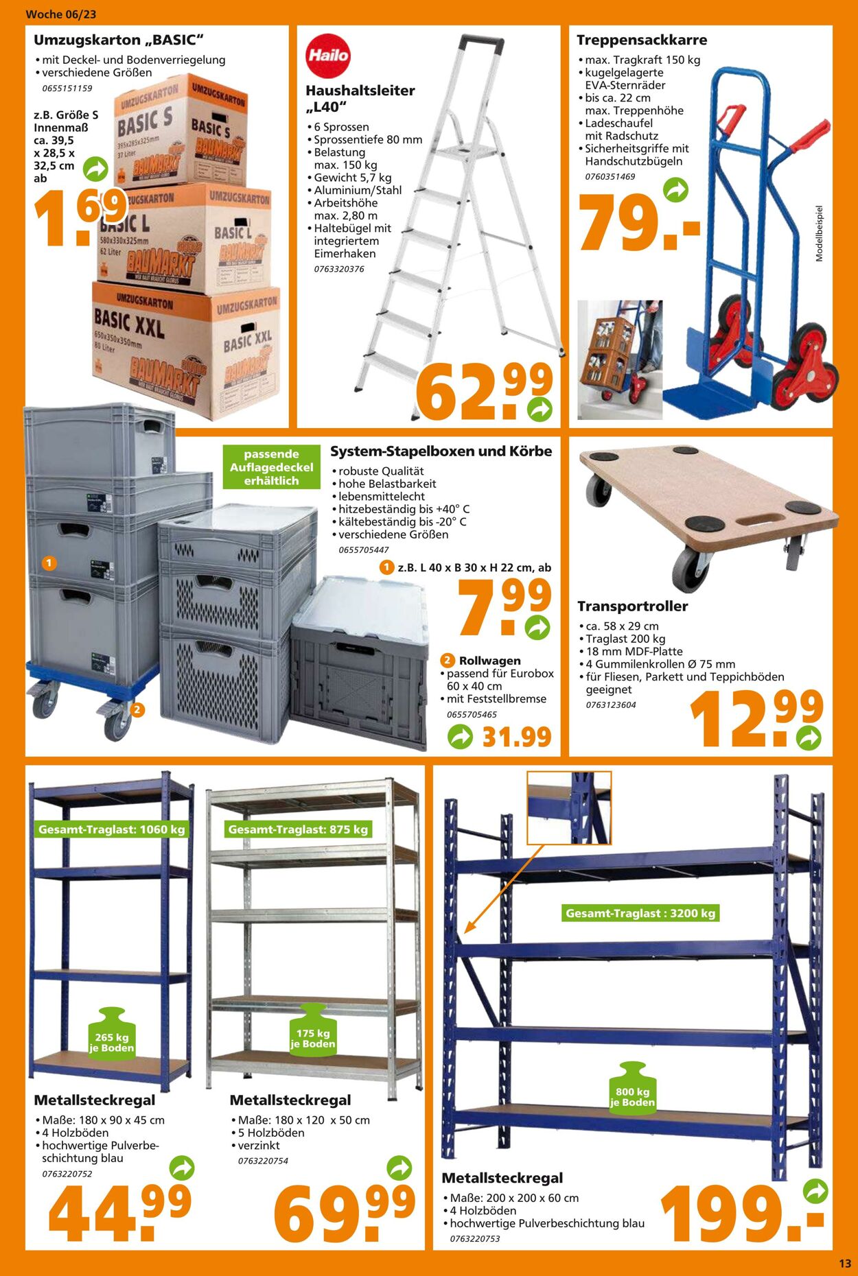 Prospekt Globus Baumarkt 06.02.2023 - 11.02.2023