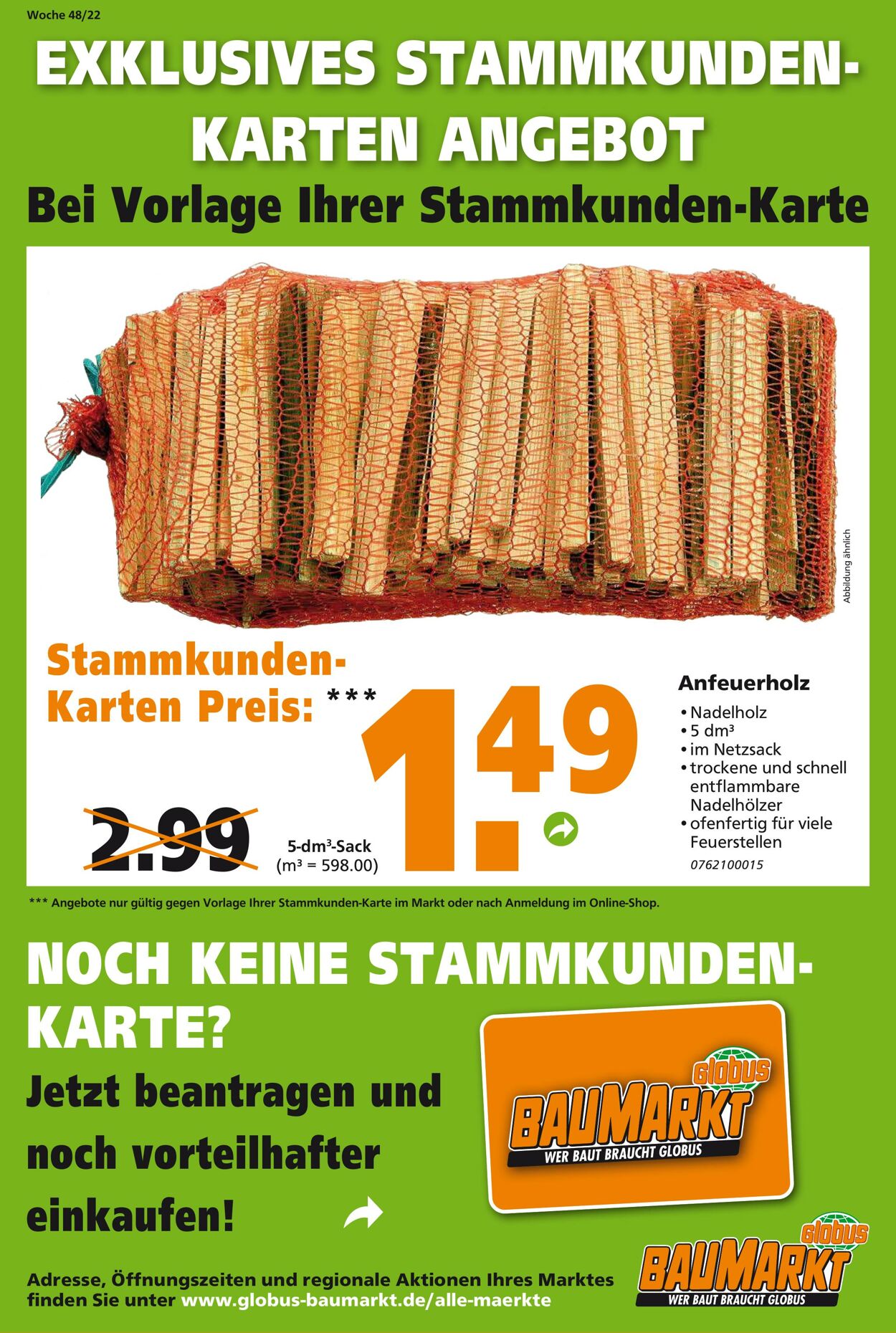 Prospekt Globus Baumarkt 28.11.2022 - 03.12.2022